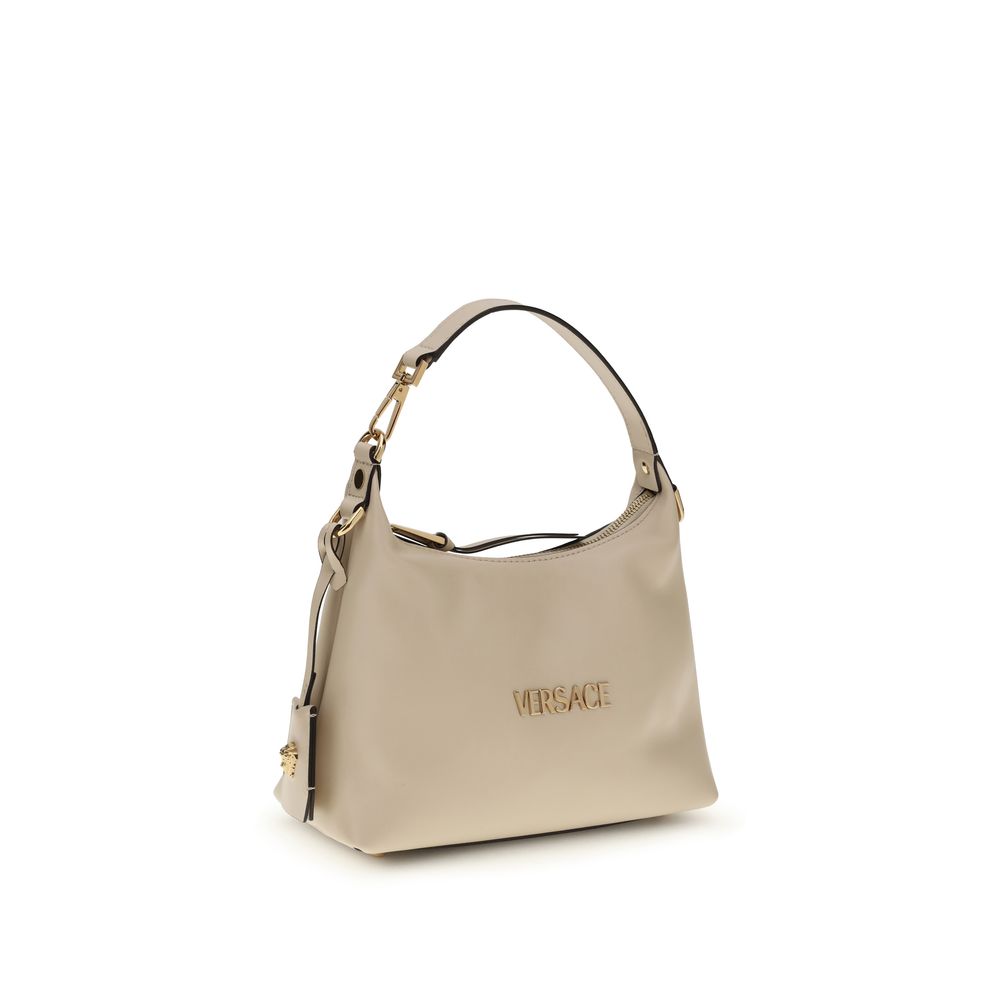Versace Beige Leather Handbag - PreLoved & Luxe