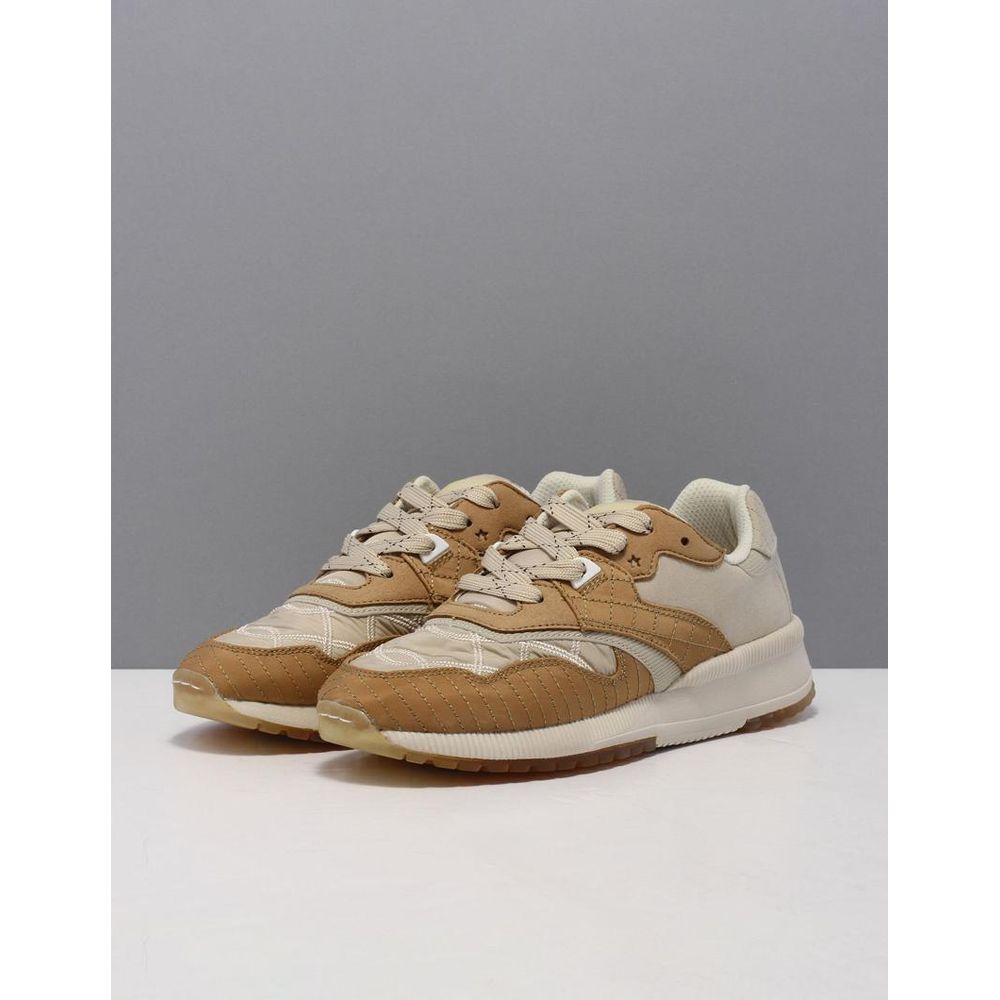 Scotch & Soda Beige Nylon Low Top Sneakers