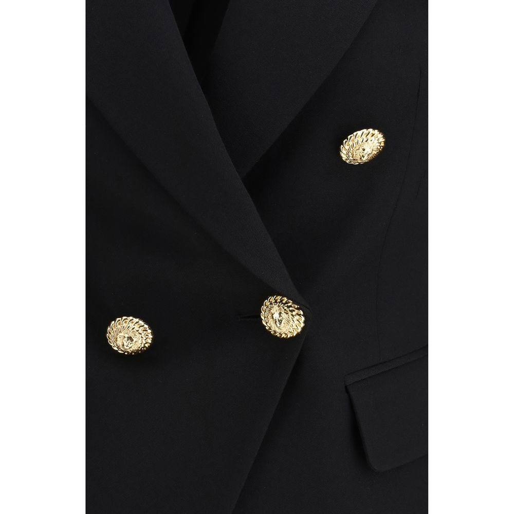 New Balmain Black Wool Blazer