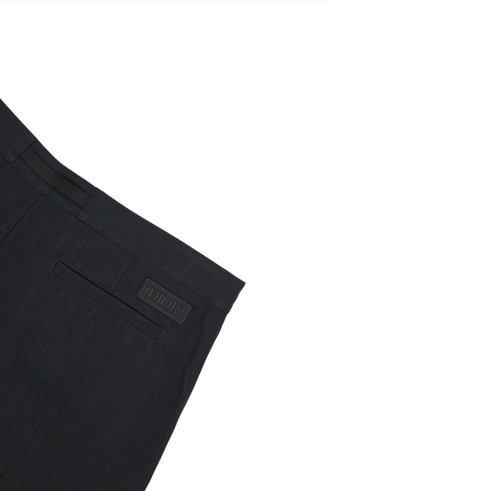 Dior Black Cotton Cargo Shorts