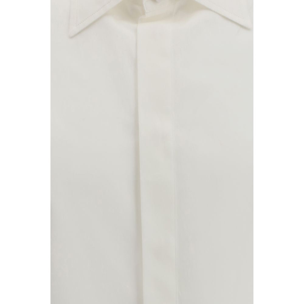 Valentino Garavani White Cotton Dress Shirt