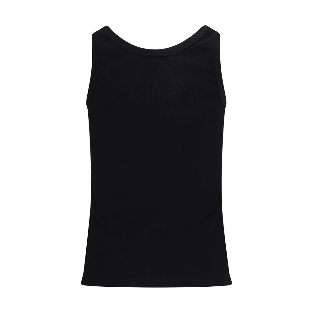 Versace Black Cotton Tank Tops - PreLoved & Luxe