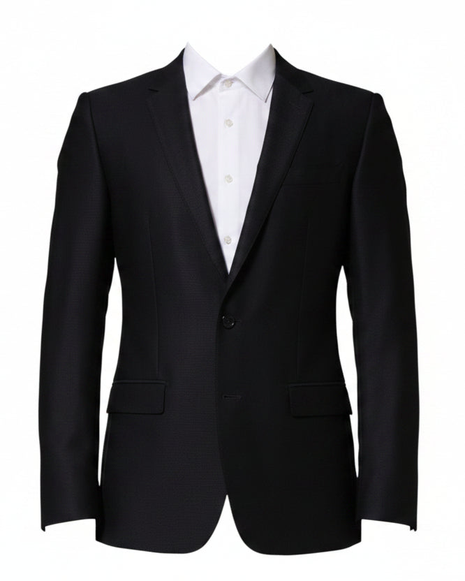 Dolce & Gabbana Black MARTINI Single Breasted Jacket Blazer