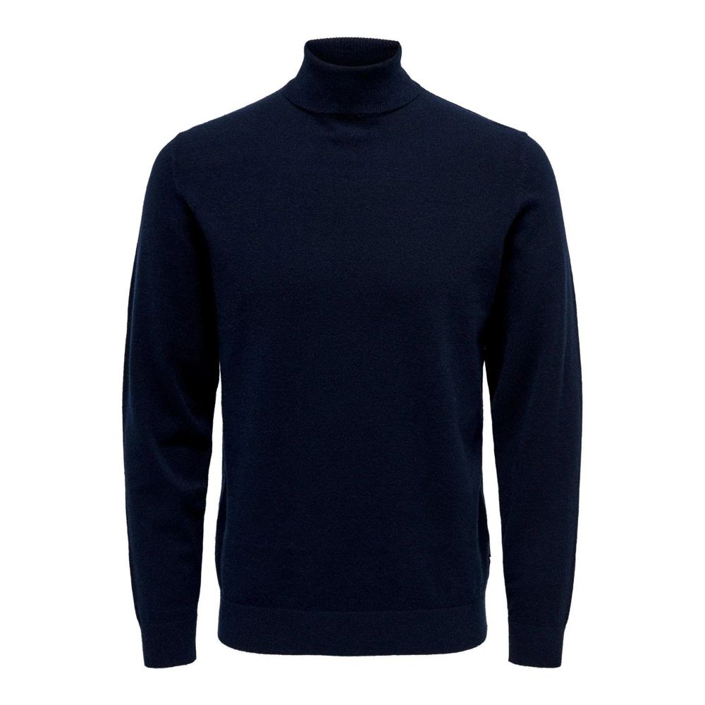 Only & Sons Blue Turtleneck