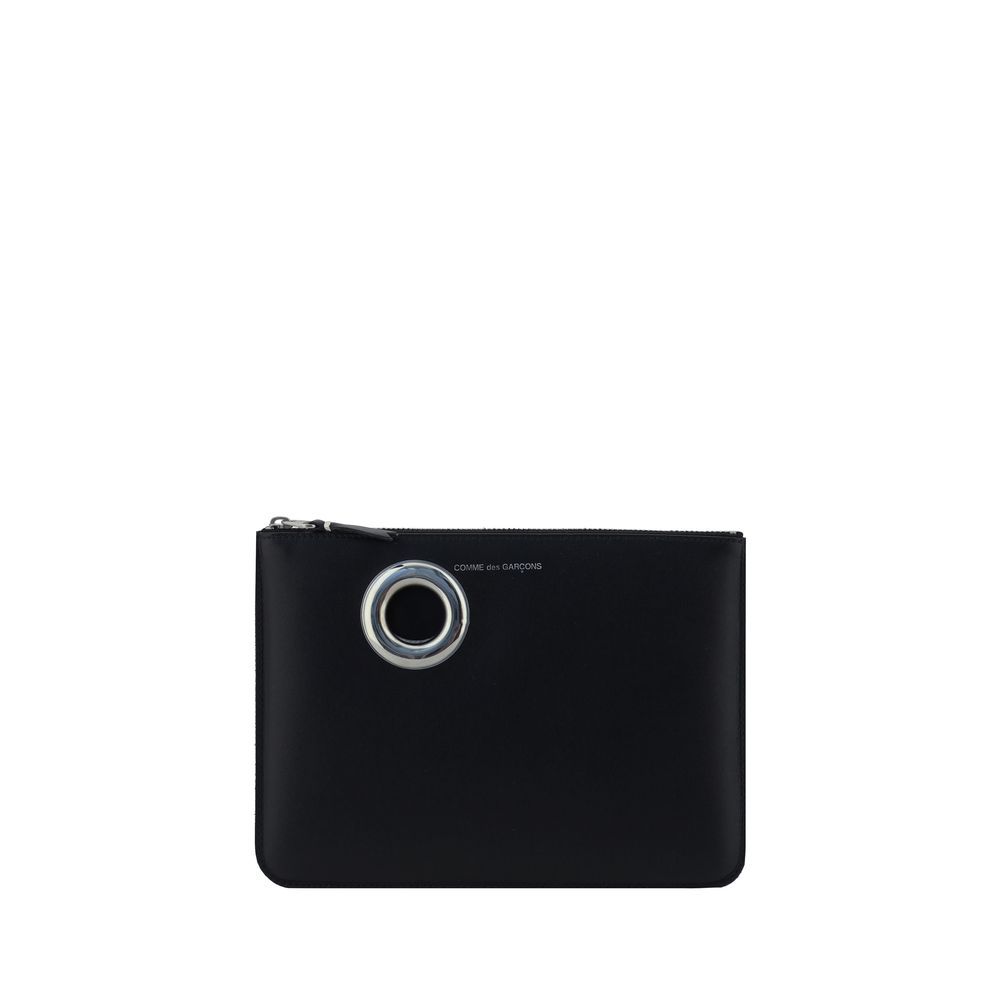Comme Des Garçons Black Leather Wallet