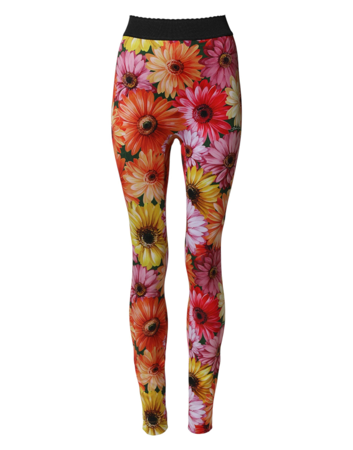 New Dolce & Gabbana Floral Leggings StretchWaist Pants
