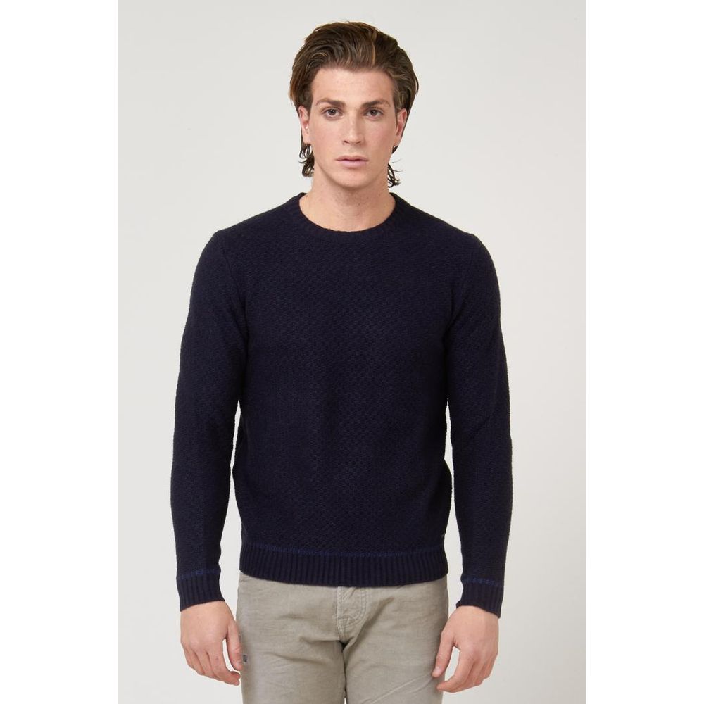 Gas Blue Marabou Sweatshirt