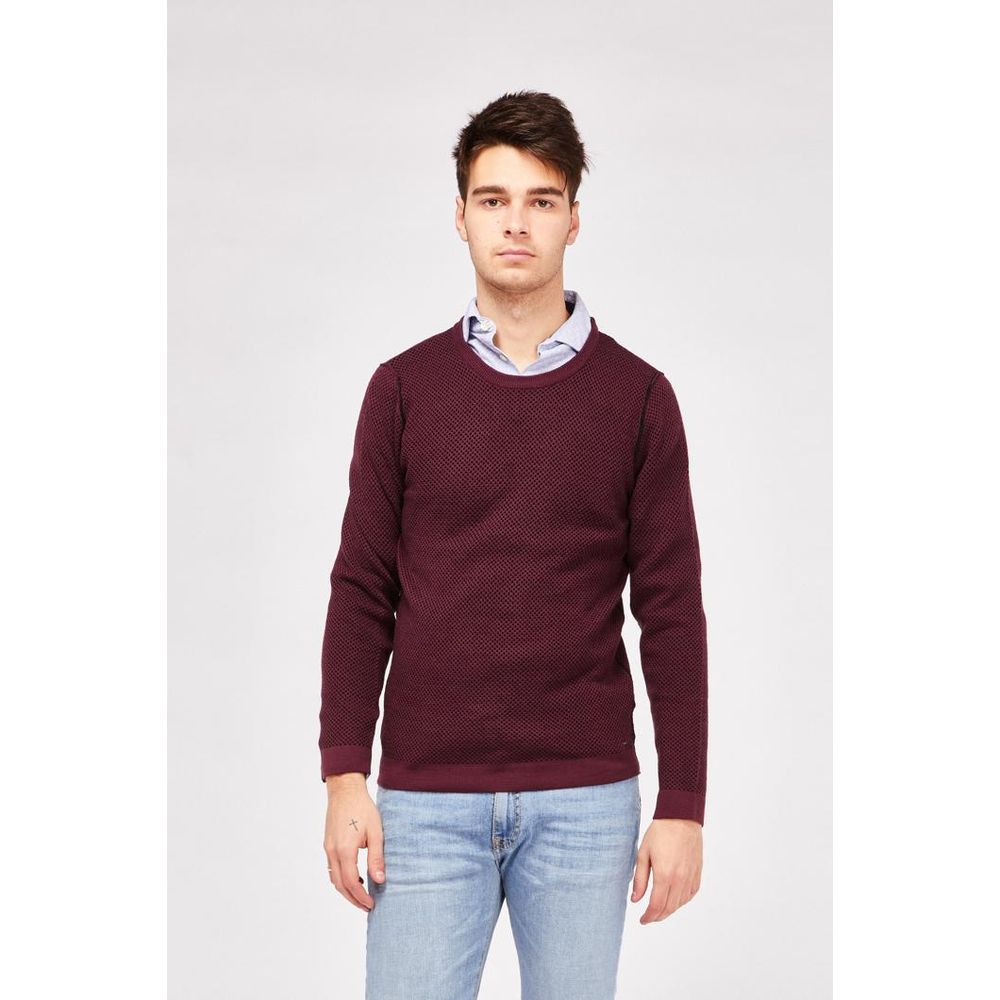 Gas Burgundy Wool Sweatshirt