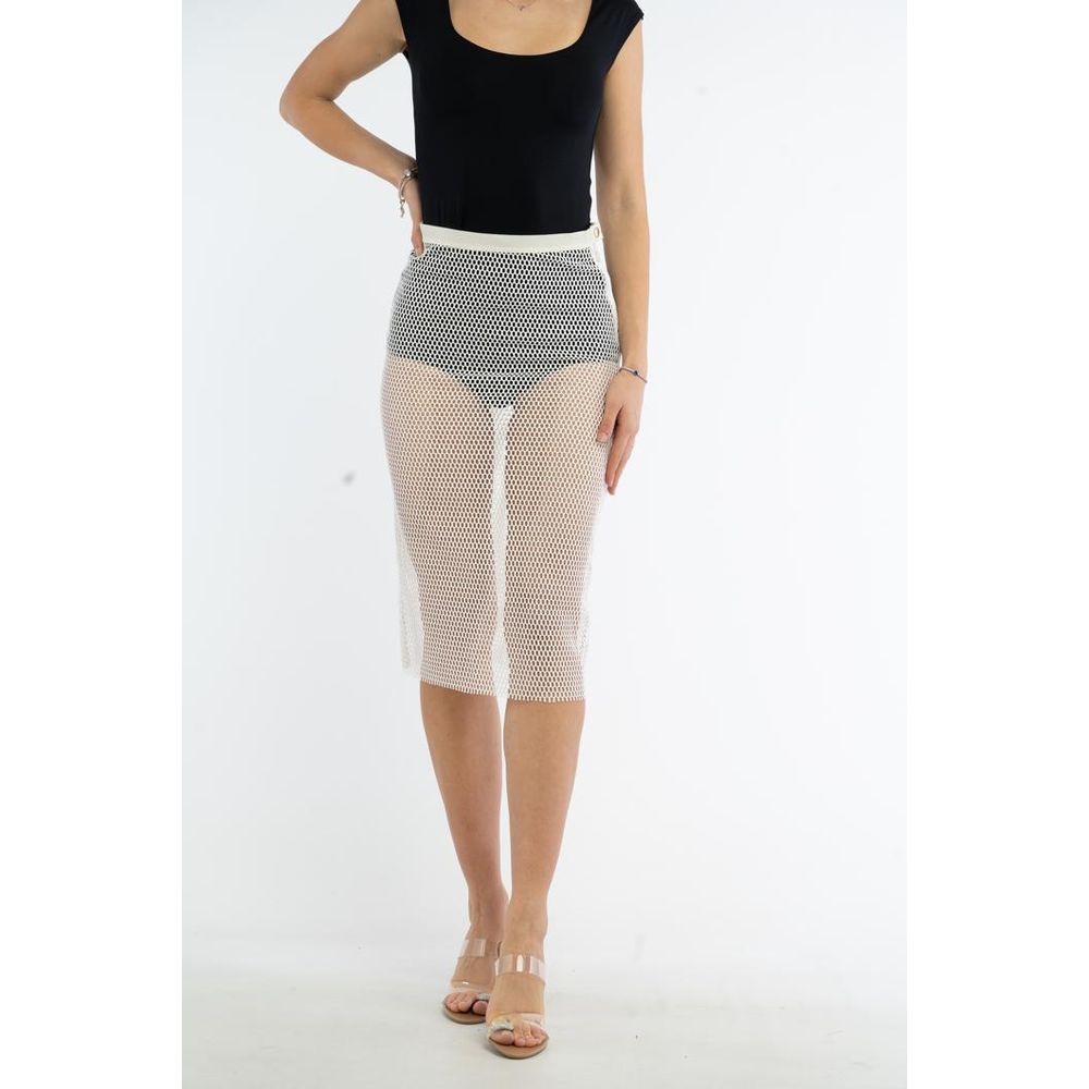 Patrizia Pepe White Midi Skirt