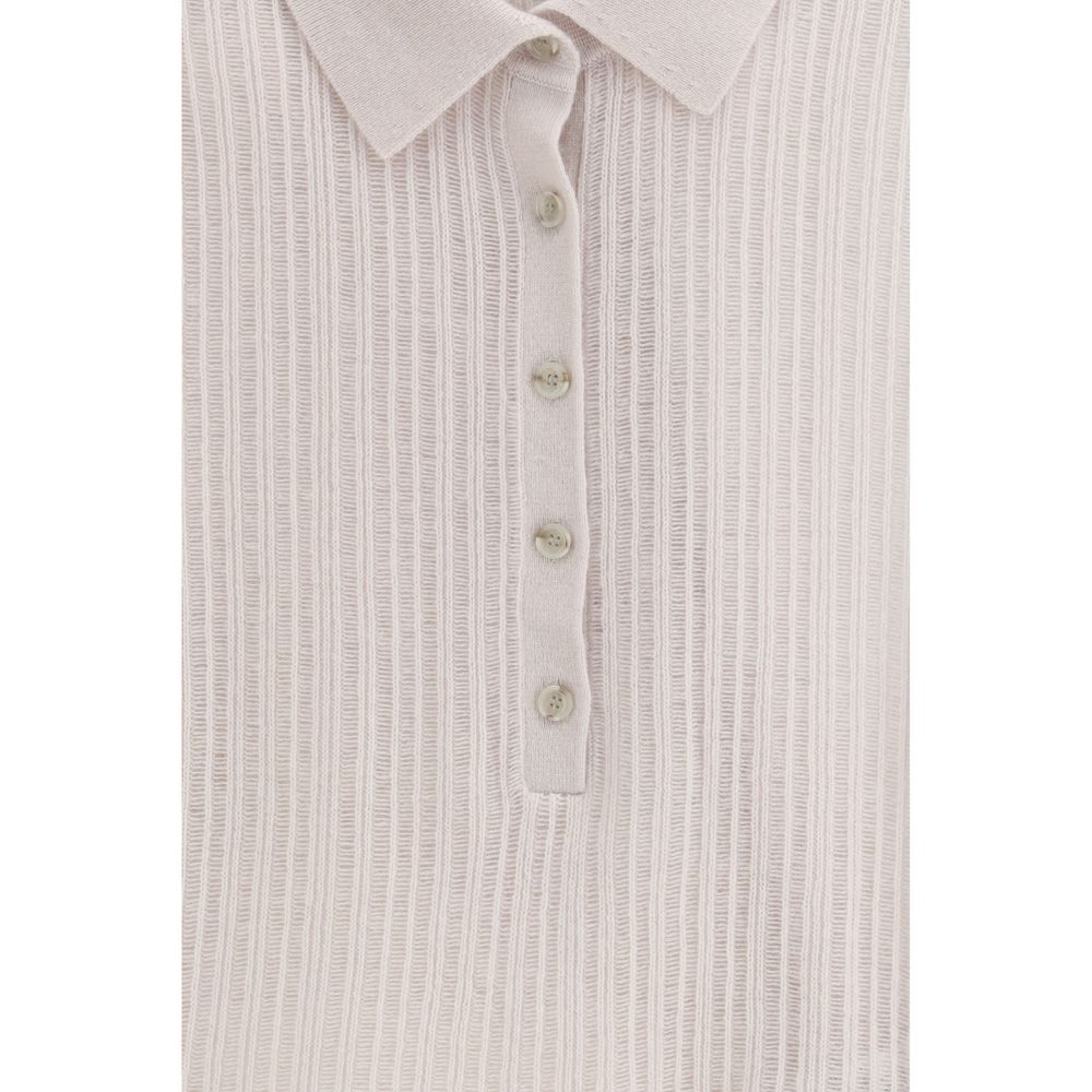 Allude Beige Cashmere Sweatshirt