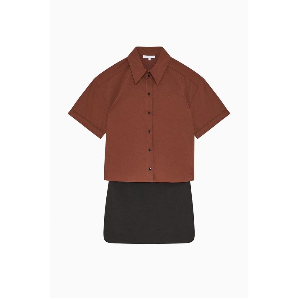 Patrizia Pepe Bicolor Shortsleeve Shirt