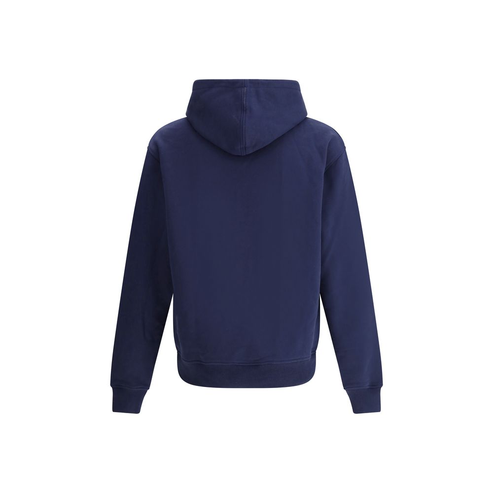 Ami Paris Blue Cotton Sweatshirt