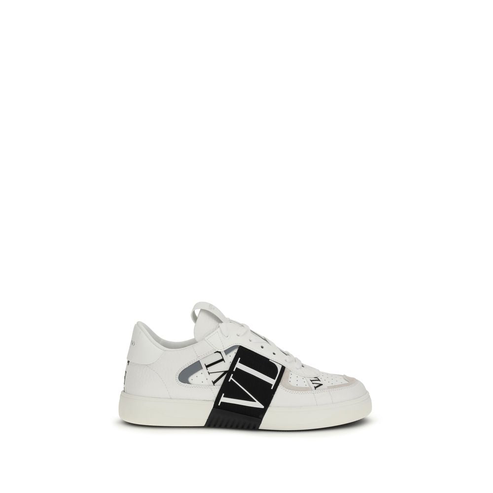 Valentino Garavani White Leather Low Top Sneakers