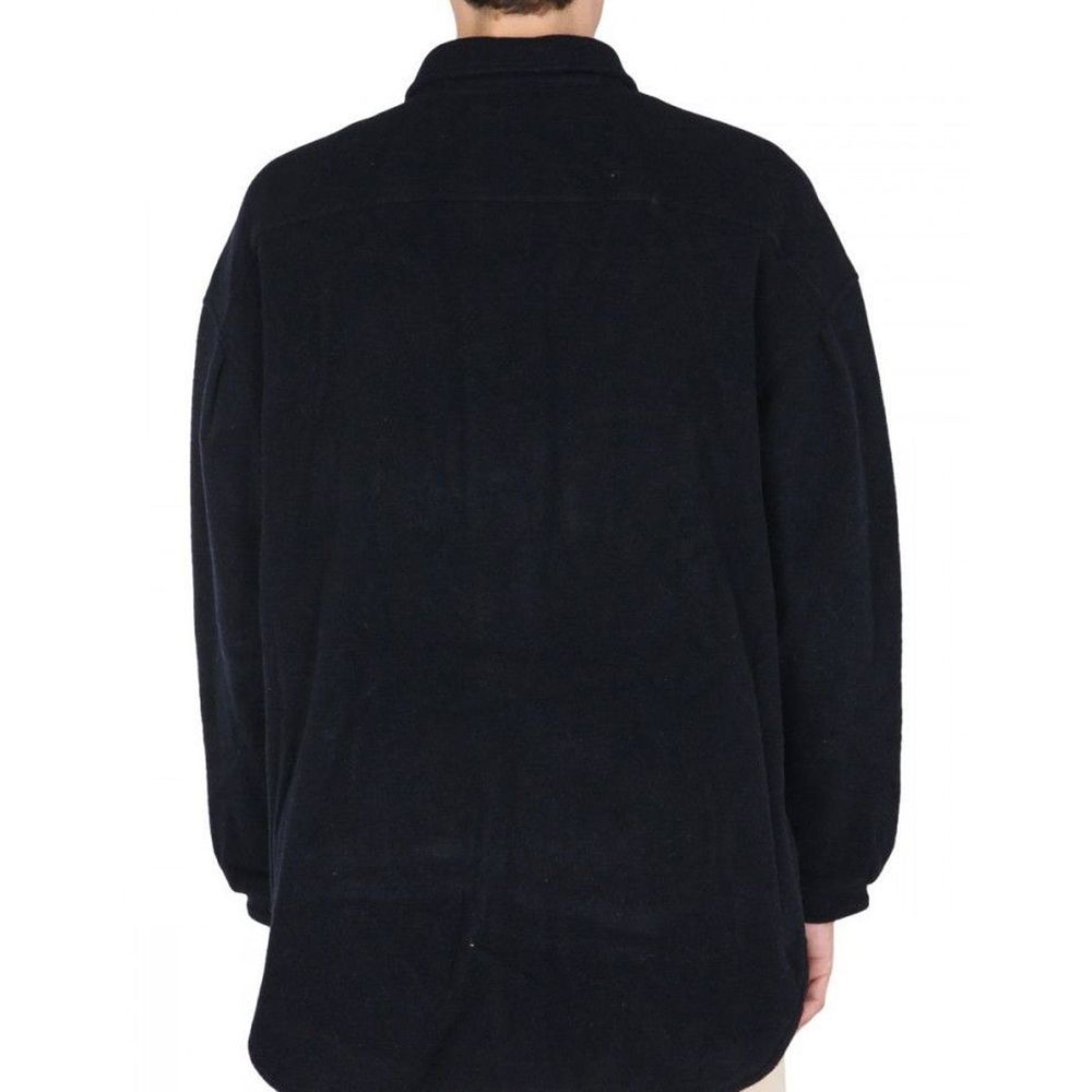 Ambush Blue Marabou Full-Length Jacket