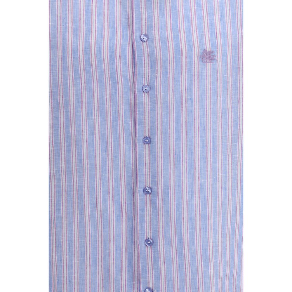 Etro Multicolor Linen Shirt