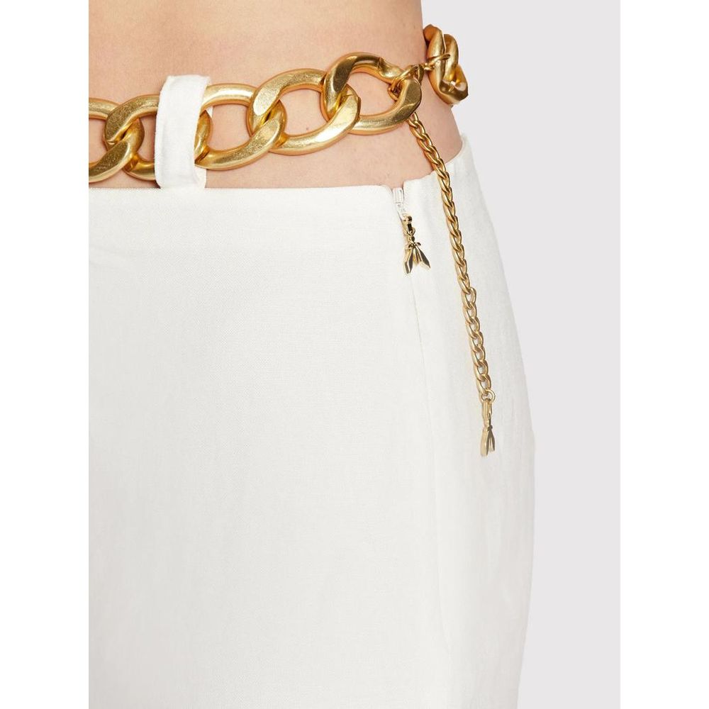 Patrizia Pepe White Long Skirt