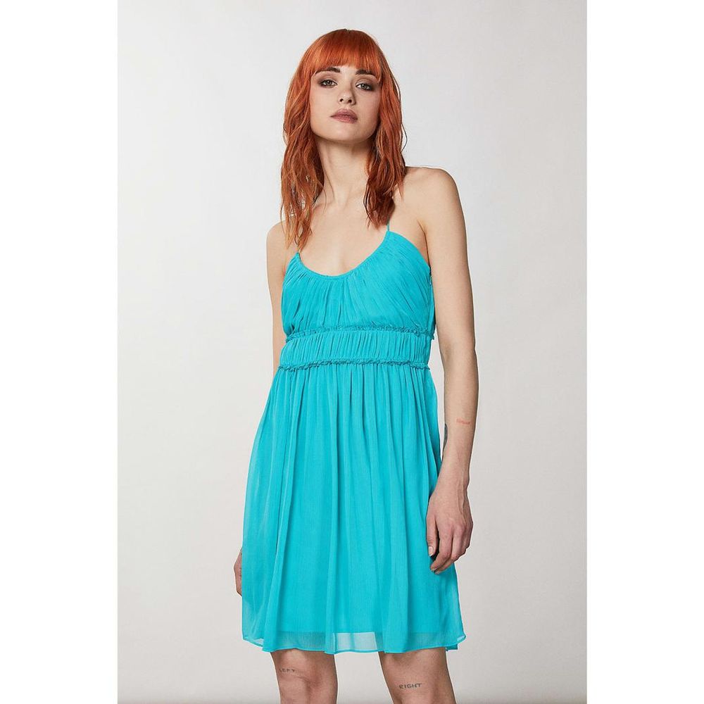 Patrizia Pepe Turquoise Casual Dress