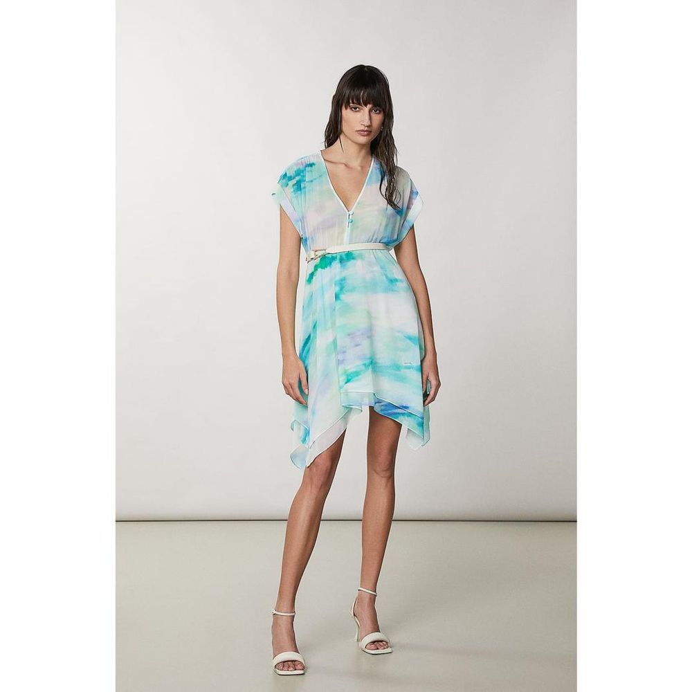 Patrizia Pepe Turquoise Casual Dress