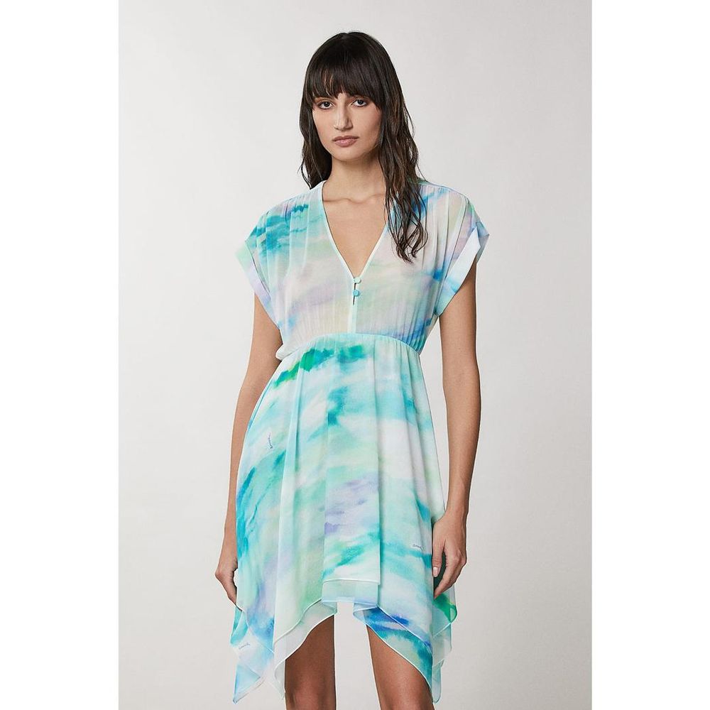 Patrizia Pepe Turquoise Casual Dress