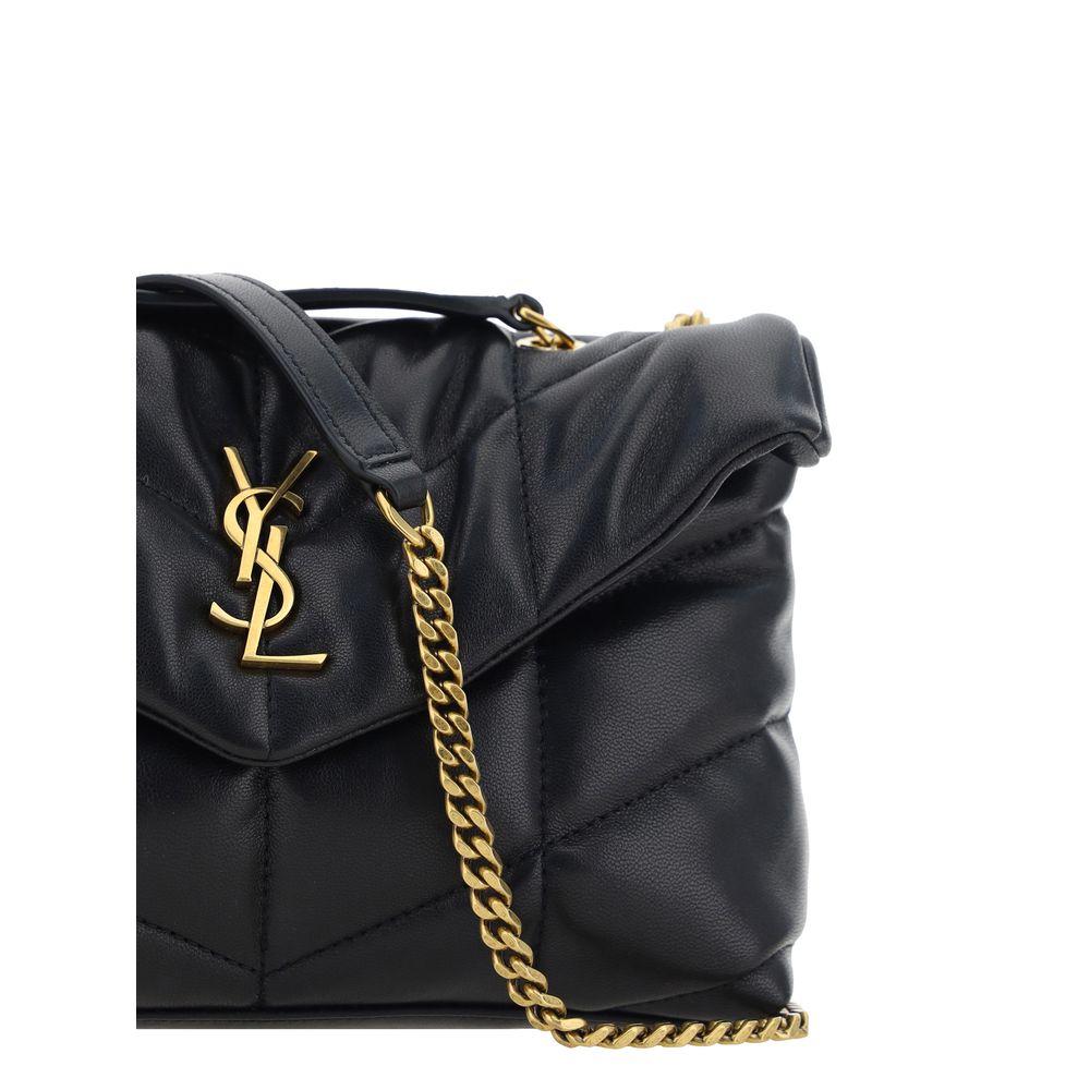 Saint Laurent Black Aries Aries Shoulder Bag