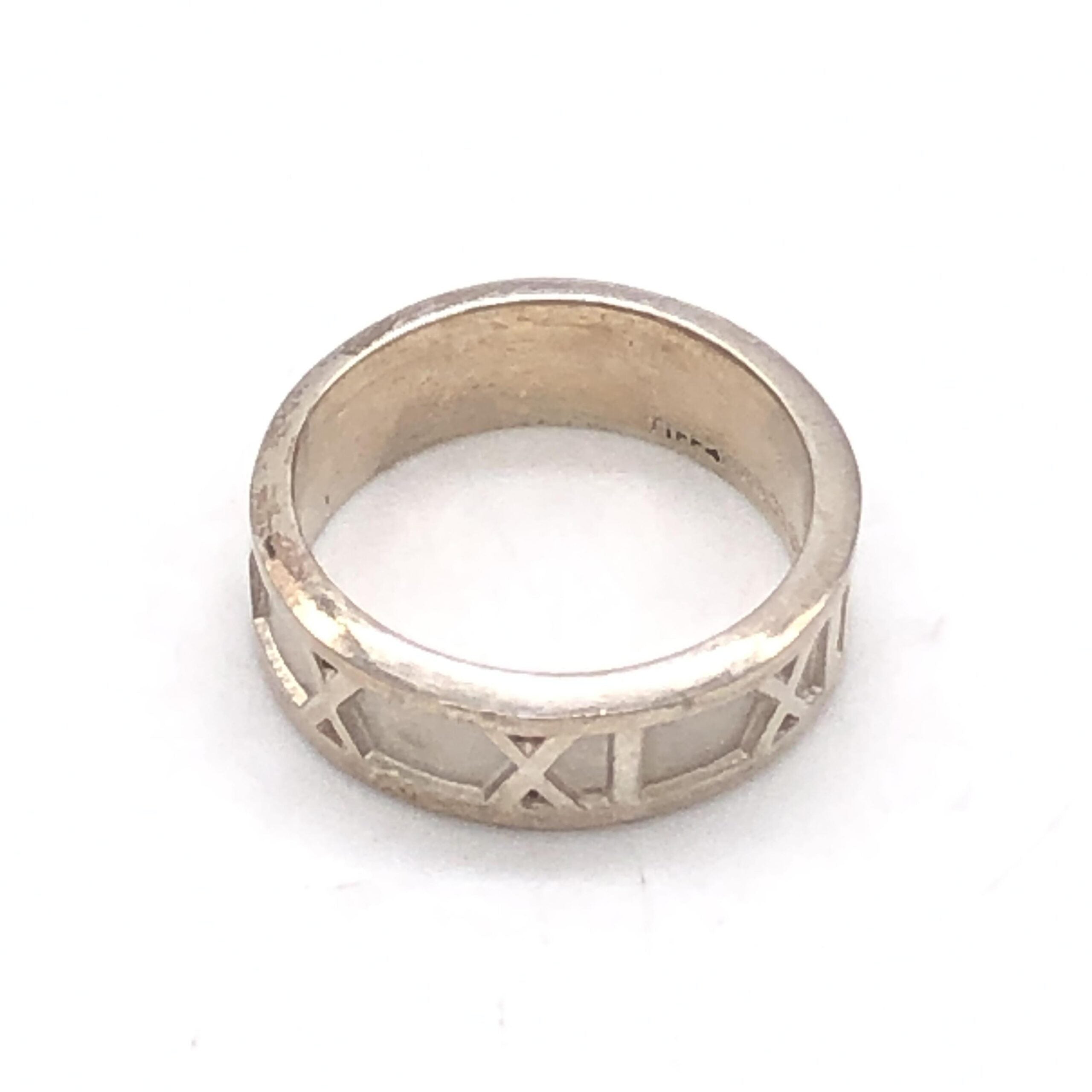 Pre-Owned Tiffany & Co. Atlas Ring, SV925, 4.5g, US Size 5 Silver Women's B+ (Good — light signs of wear)