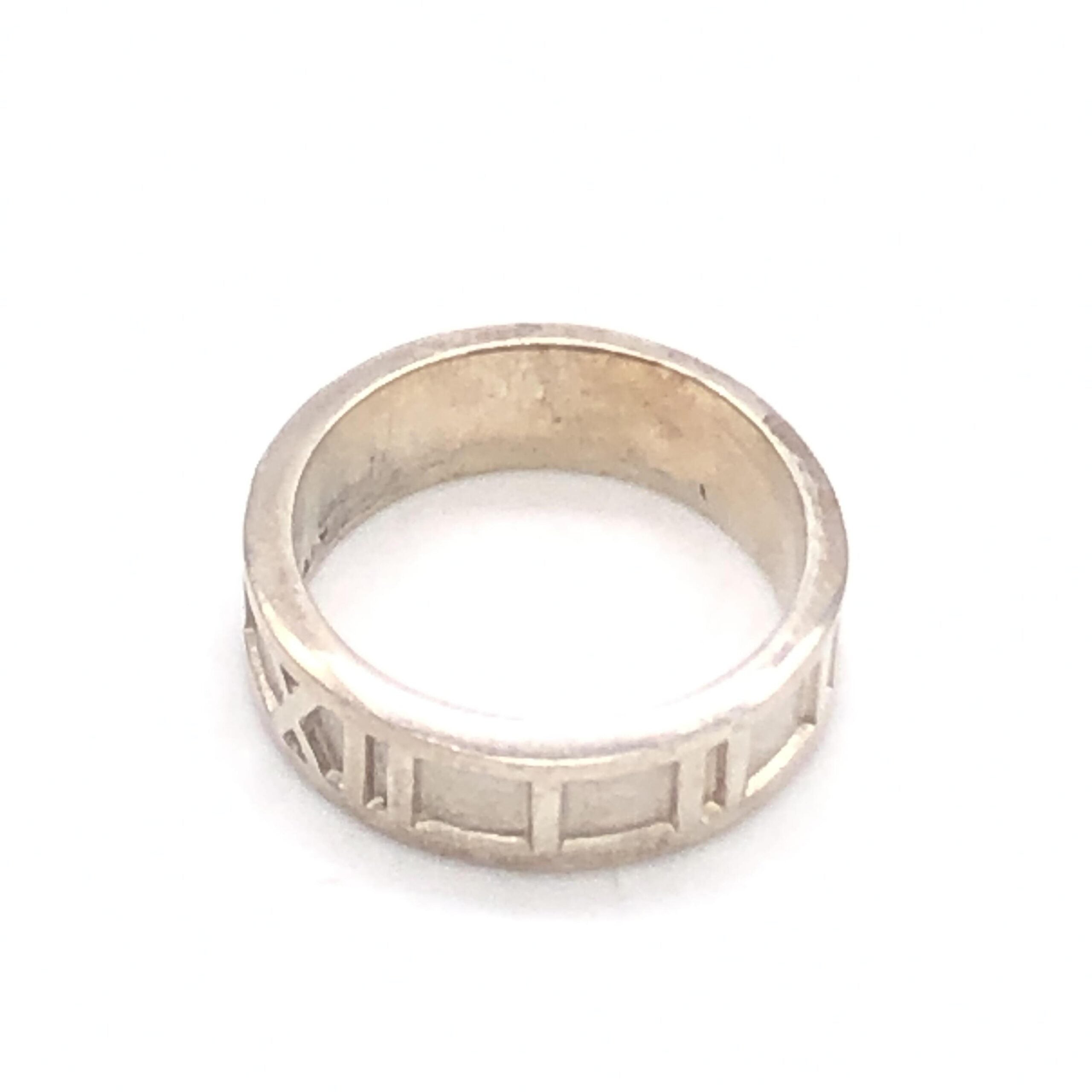 Pre-Owned Tiffany & Co. Atlas Ring, SV925, 4.5g, US Size 5 Silver Women's B+ (Good — light signs of wear)