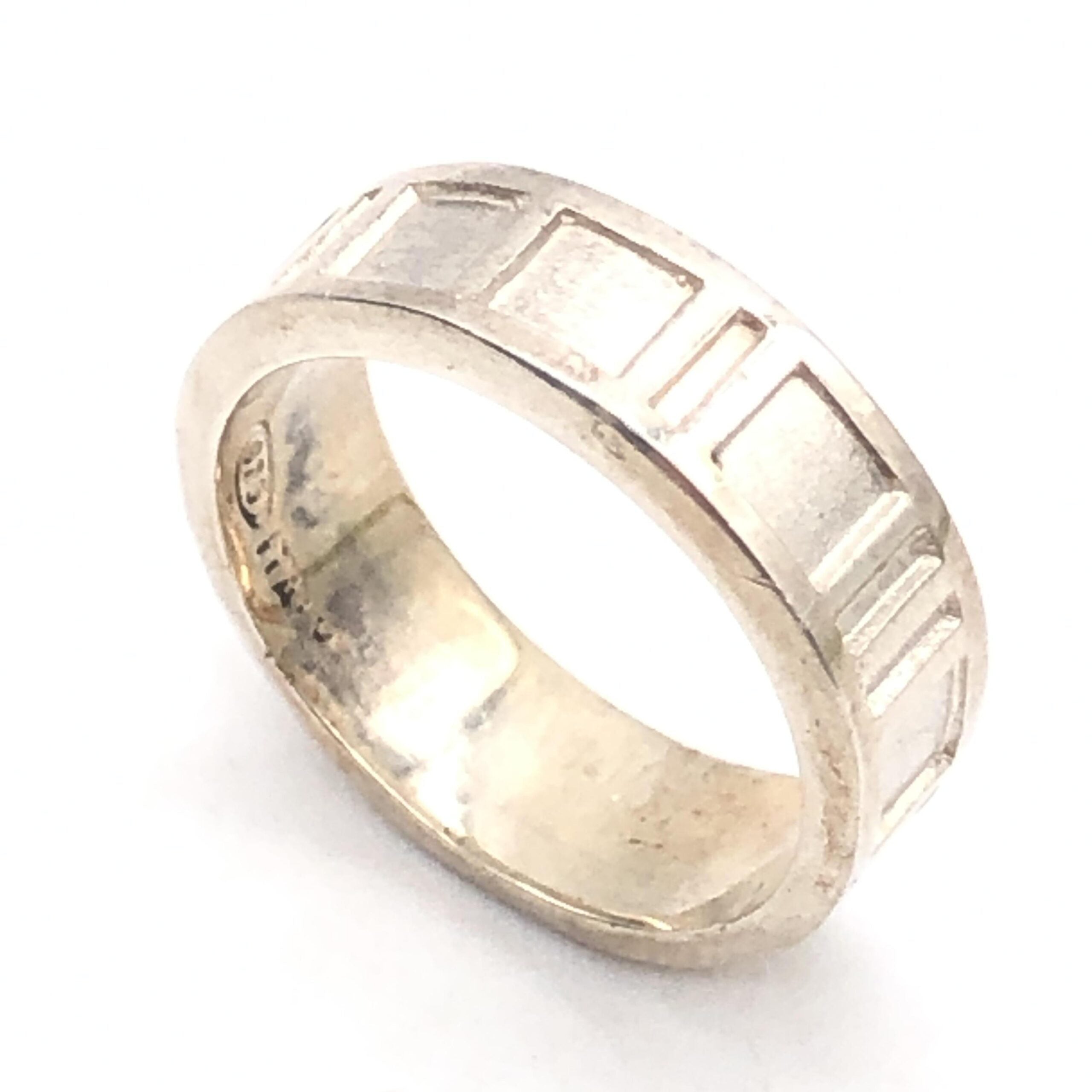 Pre-Owned Tiffany & Co. Atlas Ring, SV925, 4.5g, US Size 5 Silver Women's B+ (Good — light signs of wear)