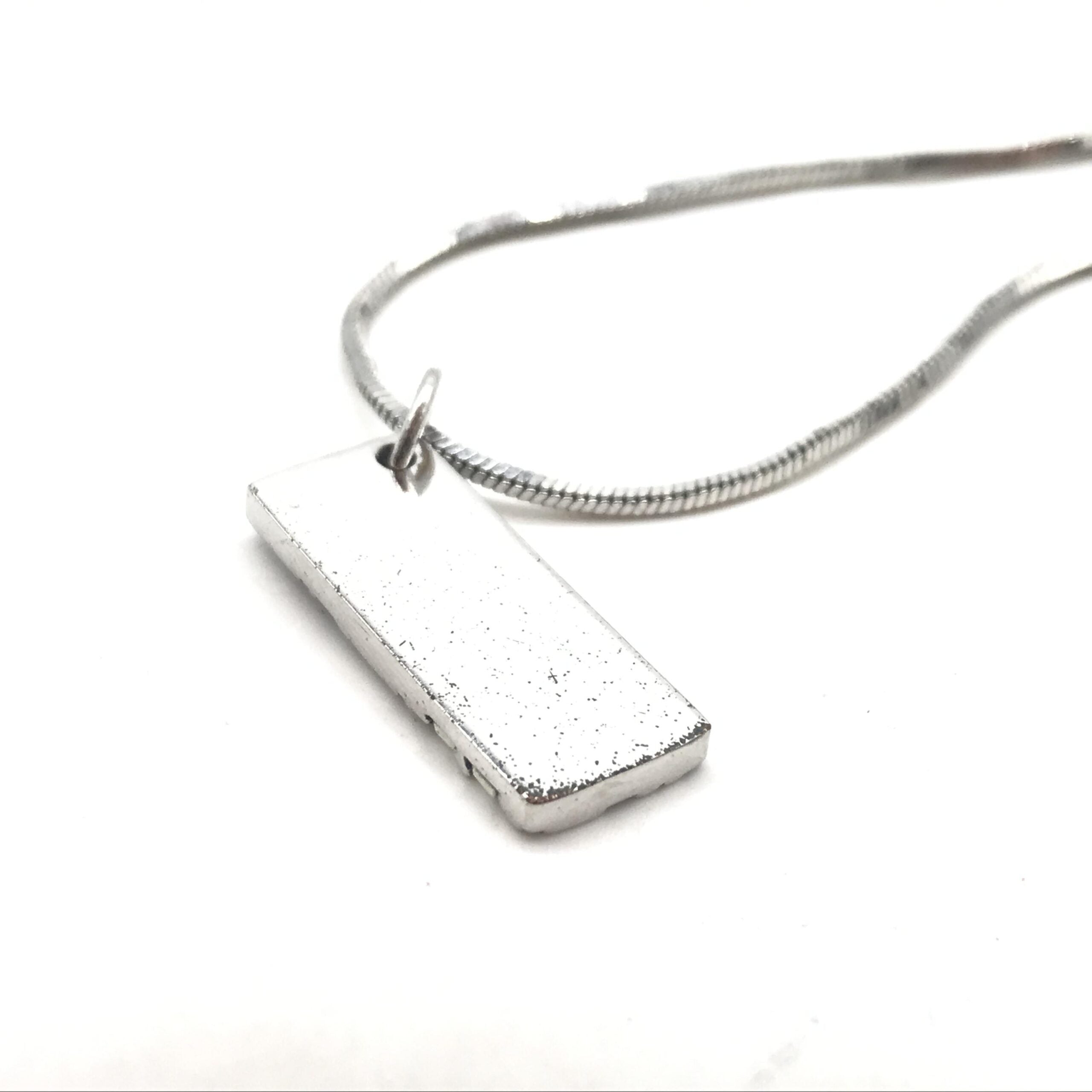 Pre-Owned Christian Dior Blue Trotter Pendant Necklace Silver Women's AB (Very Good — between Lightly Used and Used)