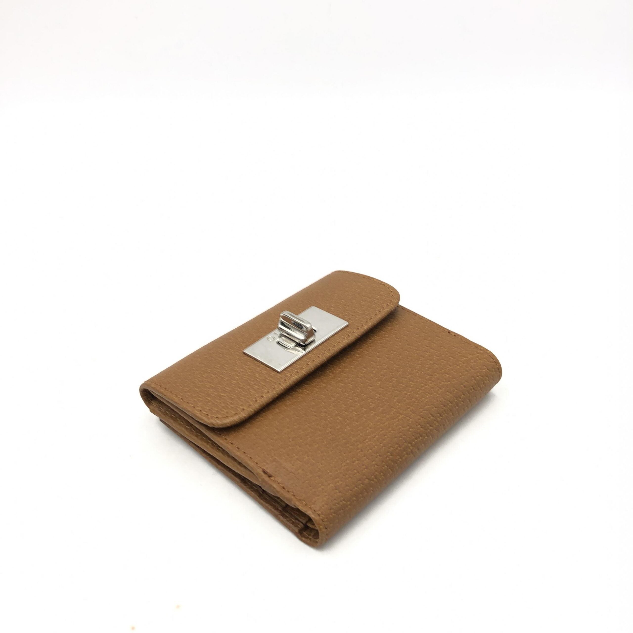 Pre-Owned Gucci Brown Leather Wallet Brown Women's AB (Very Good — between Lightly Used and Used)
