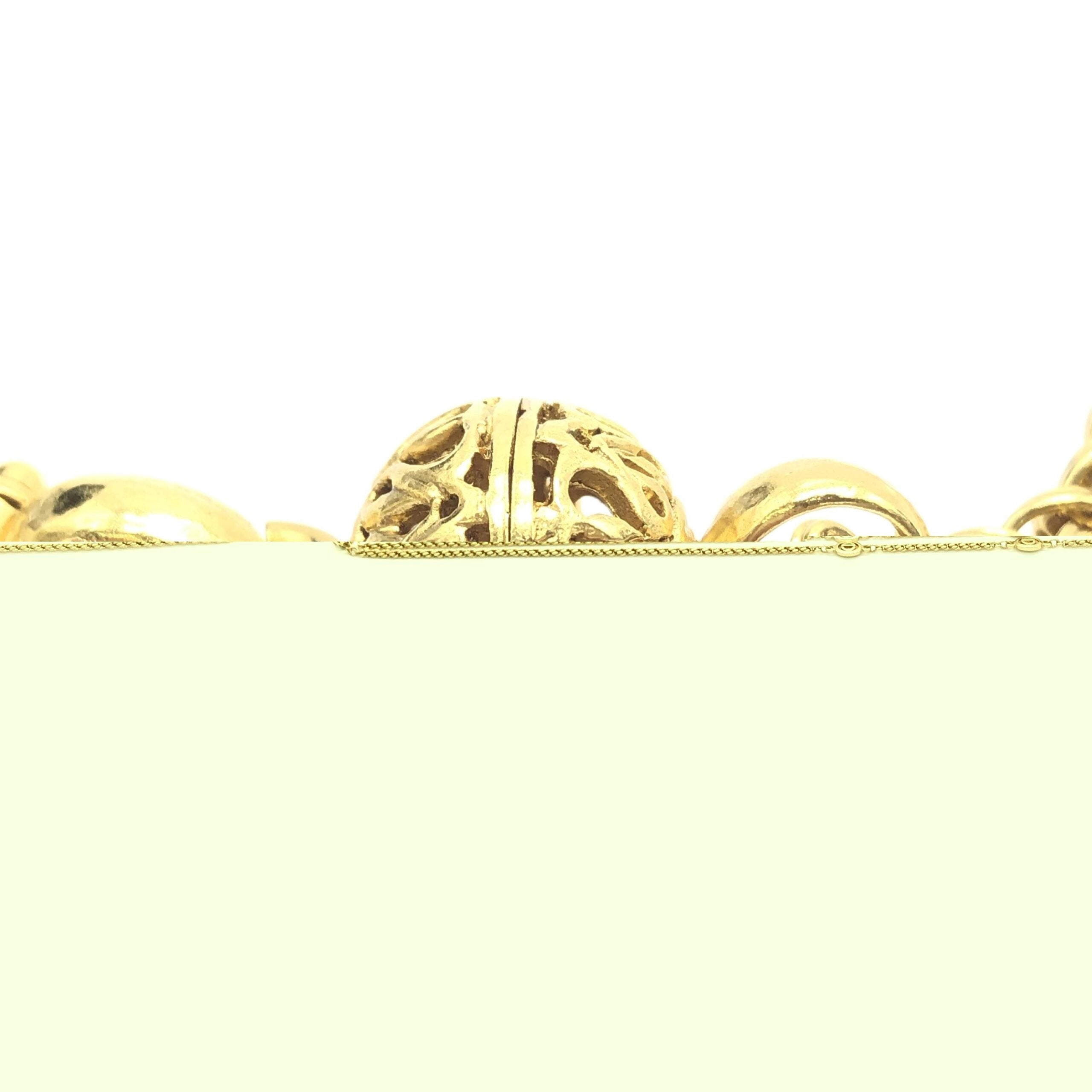 Pre-Owned Chanel Gold Plated Coco Mark Necklace Gold Women's AB (Very Good — between Lightly Used and Used)