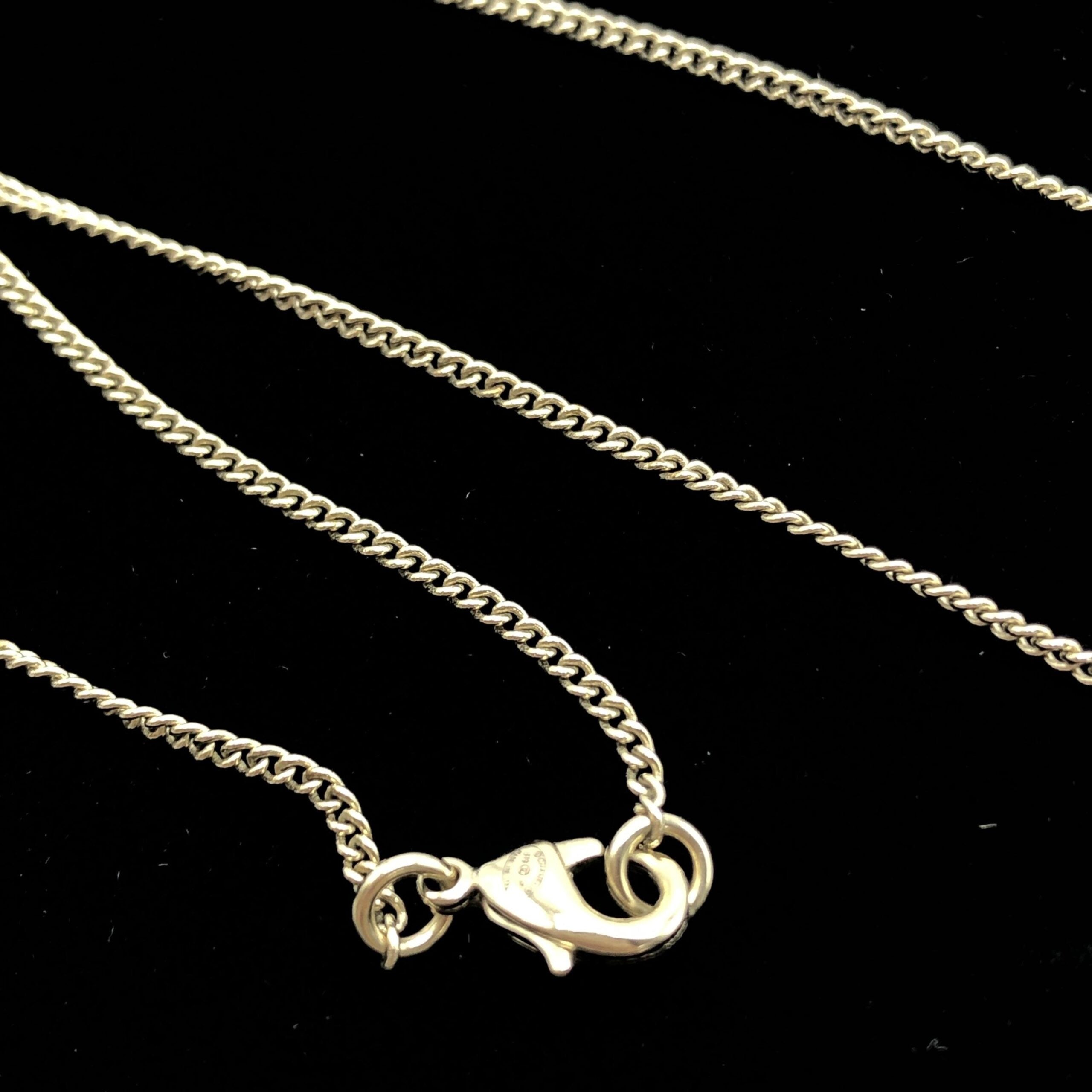 Pre-Owned Chanel Gold Tone CC Circle Pendant Necklace Gold Women's AB (Very Good — between Lightly Used and Used)
