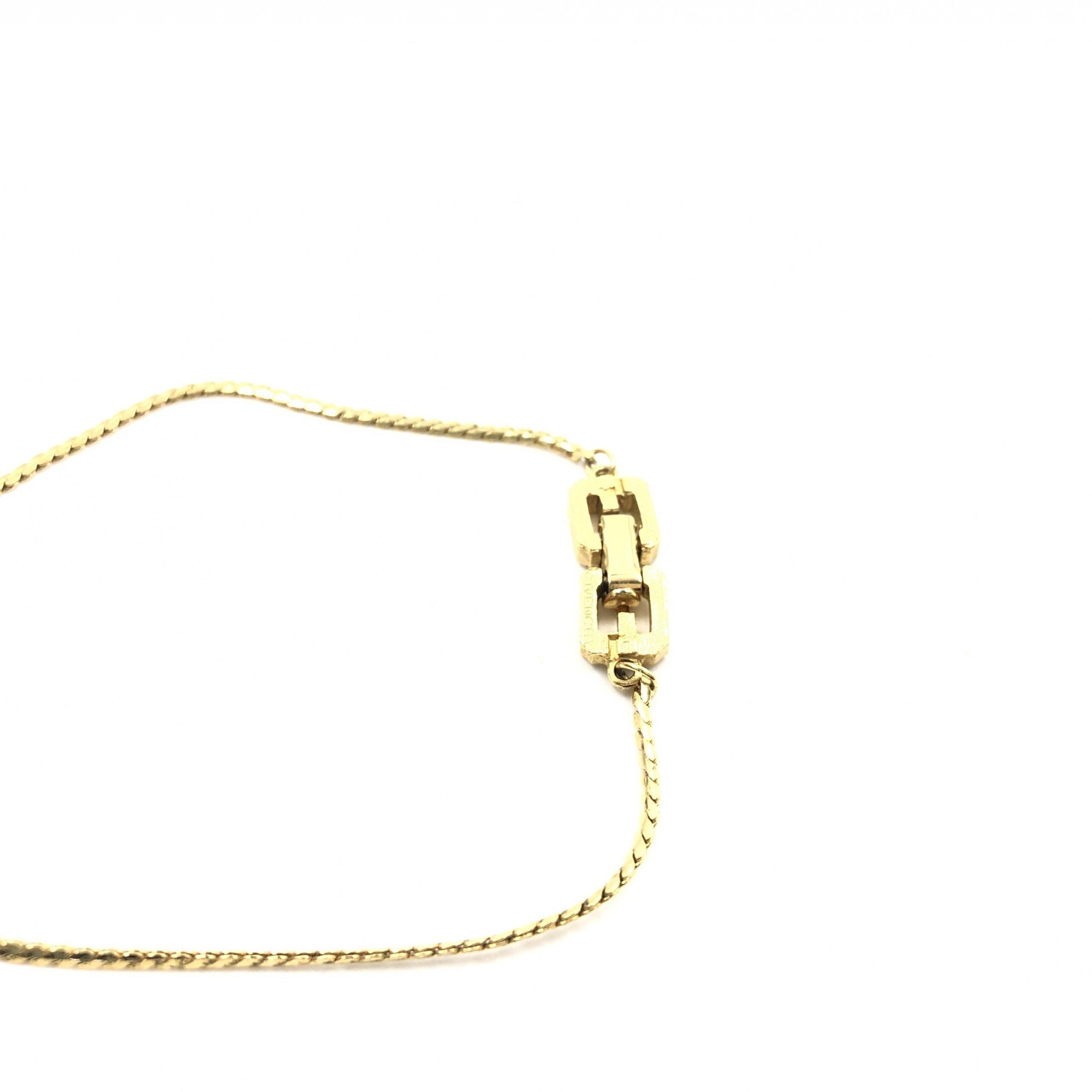 Pre-Owned Givenchy Pendant Necklace Gold Women's B (Good — visible signs of wear)
