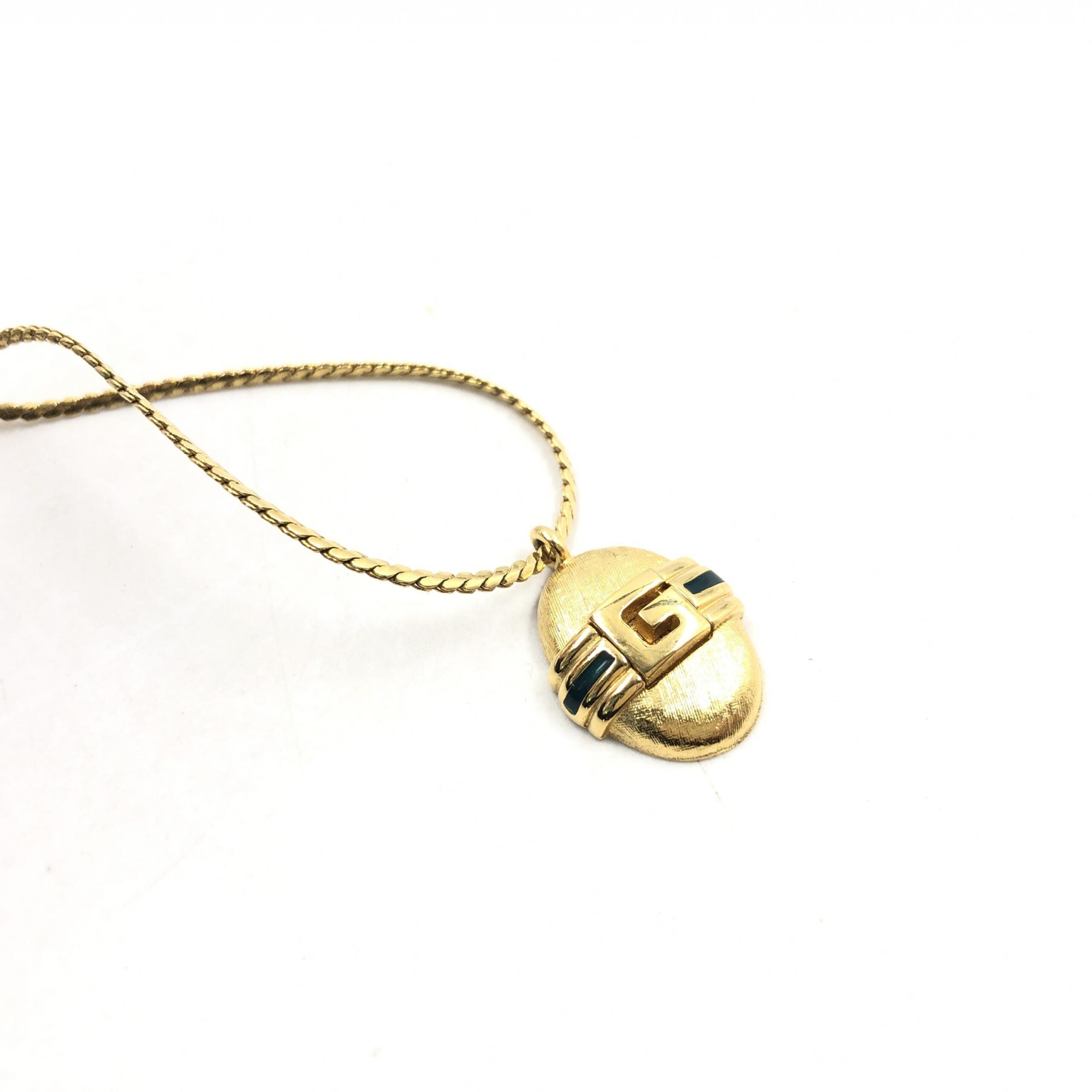 Pre-Owned Givenchy Pendant Necklace Gold Women's B (Good — visible signs of wear)