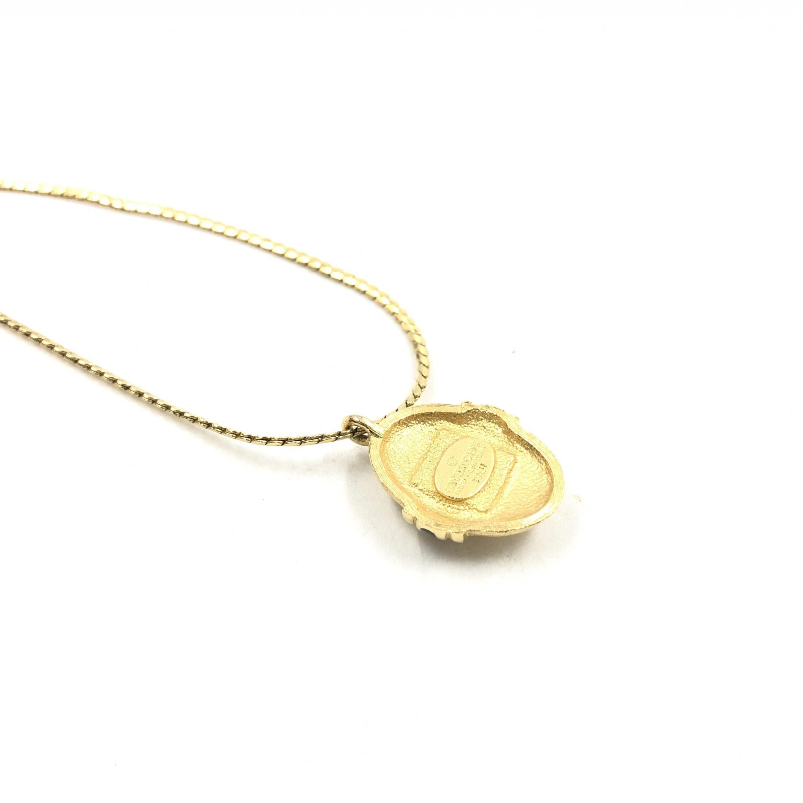 Pre-Owned Givenchy Pendant Necklace Gold Women's B (Good — visible signs of wear)