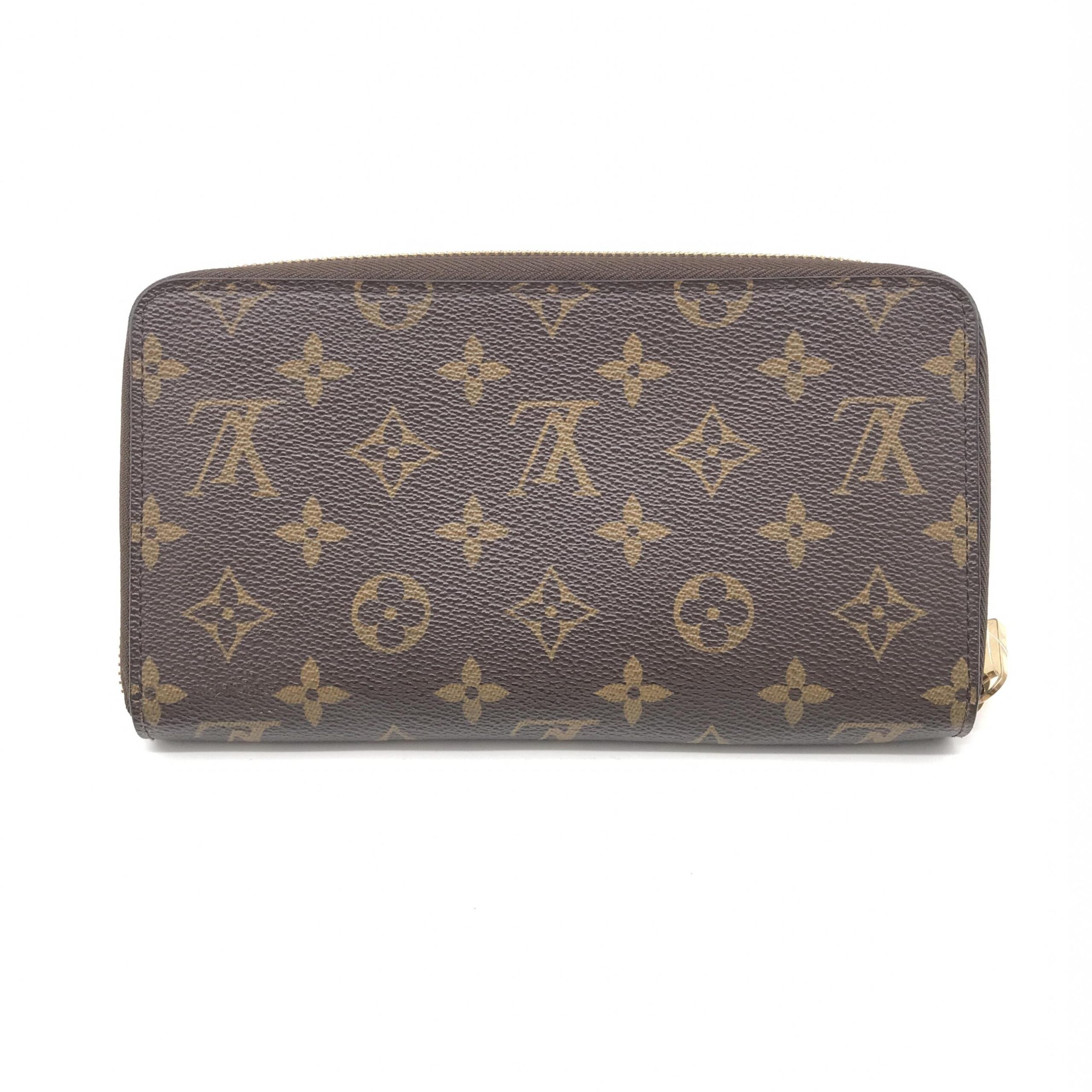 Pre-Owned Louis Vuitton Monogram Zippy Wallet In Good Condition Brown Women's B+ (Good — light signs of wear)