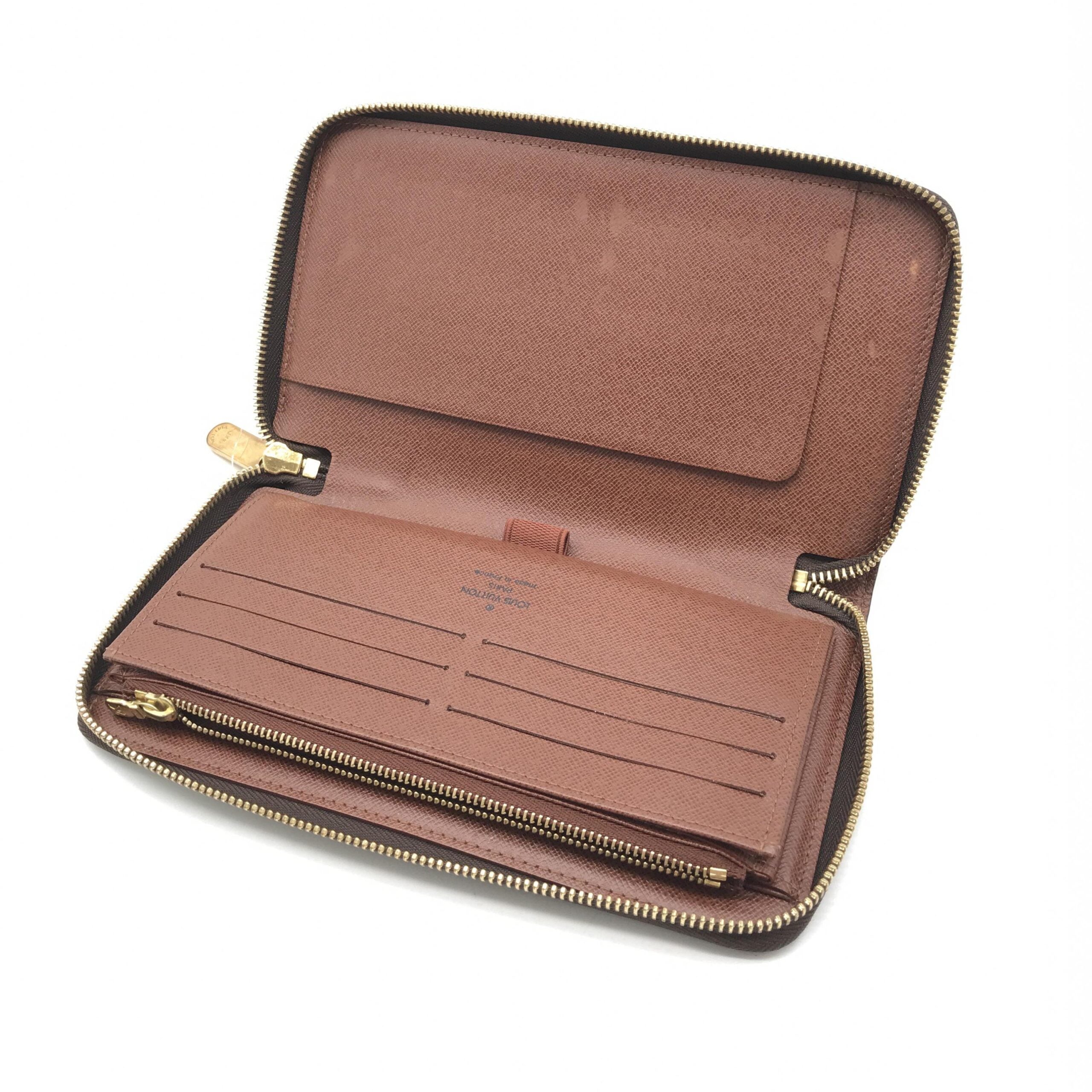 Pre-Owned Louis Vuitton Monogram Zippy Wallet In Good Condition Brown Women's B+ (Good — light signs of wear)