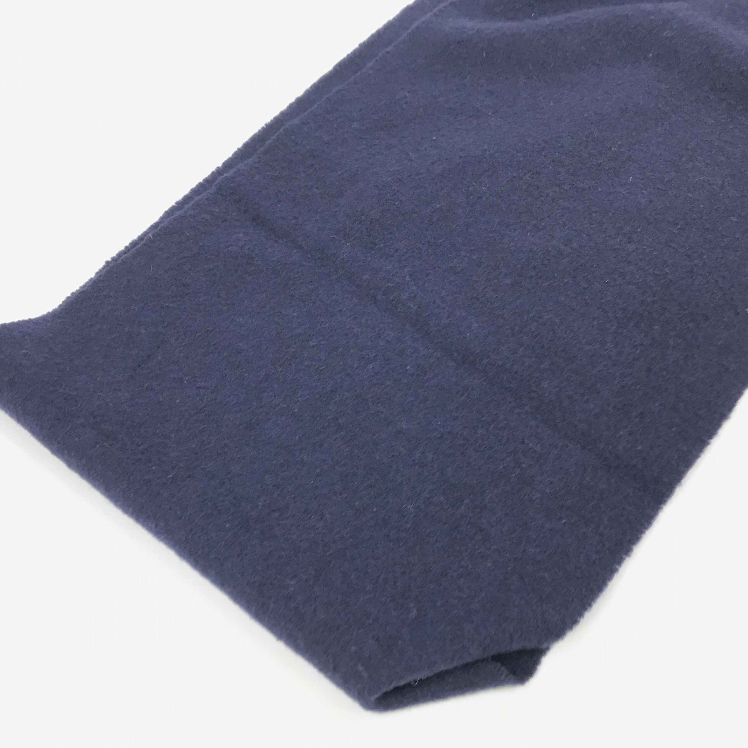 Pre-Owned Johnstons of elgin Navy Blue Soft Wool Scarf Navy Blue Women's AB (Very Good — between Lightly Used and Used)