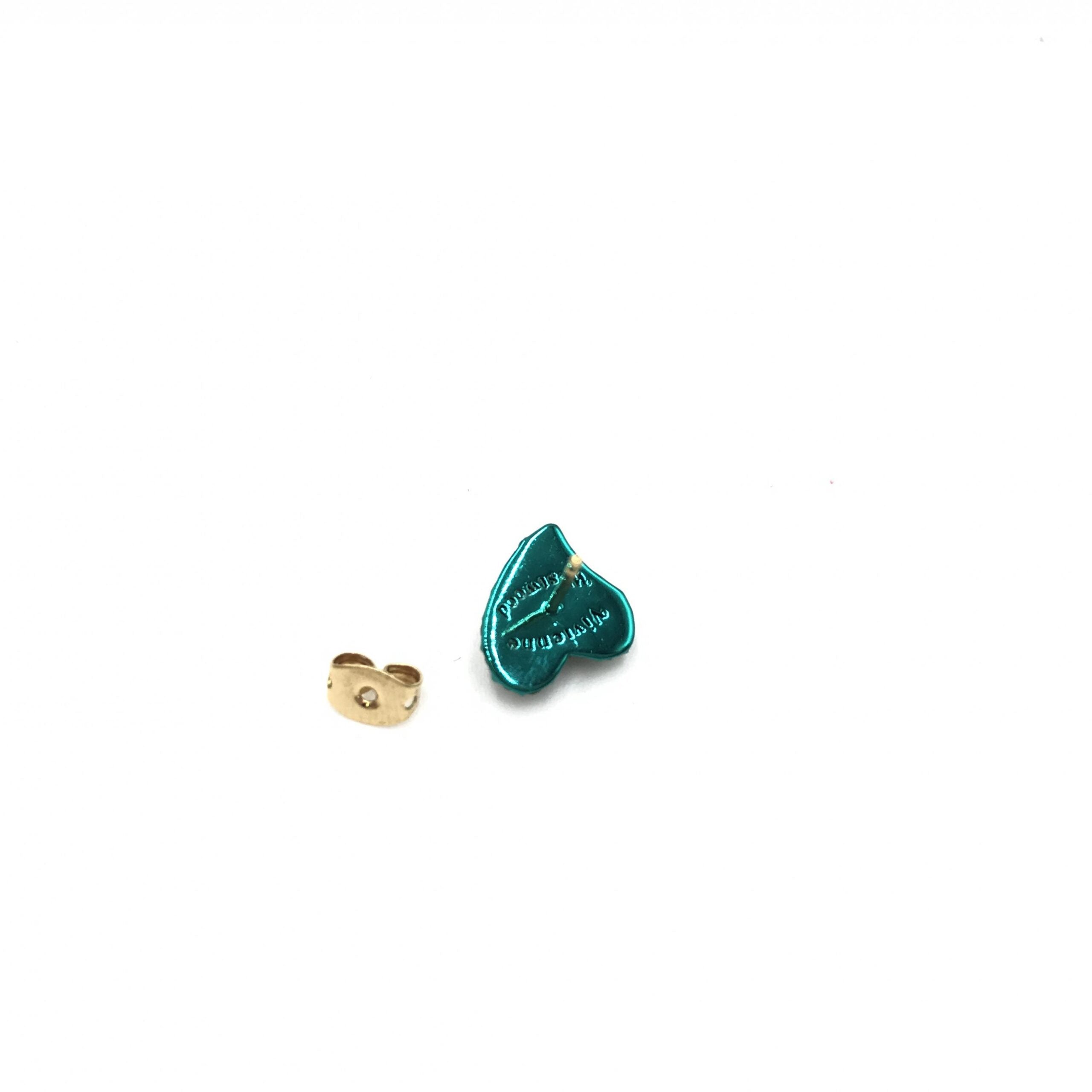Pre-Owned Vivienne Westwood Orb Heart Earrings Silver Women's B (Good — visible signs of wear)