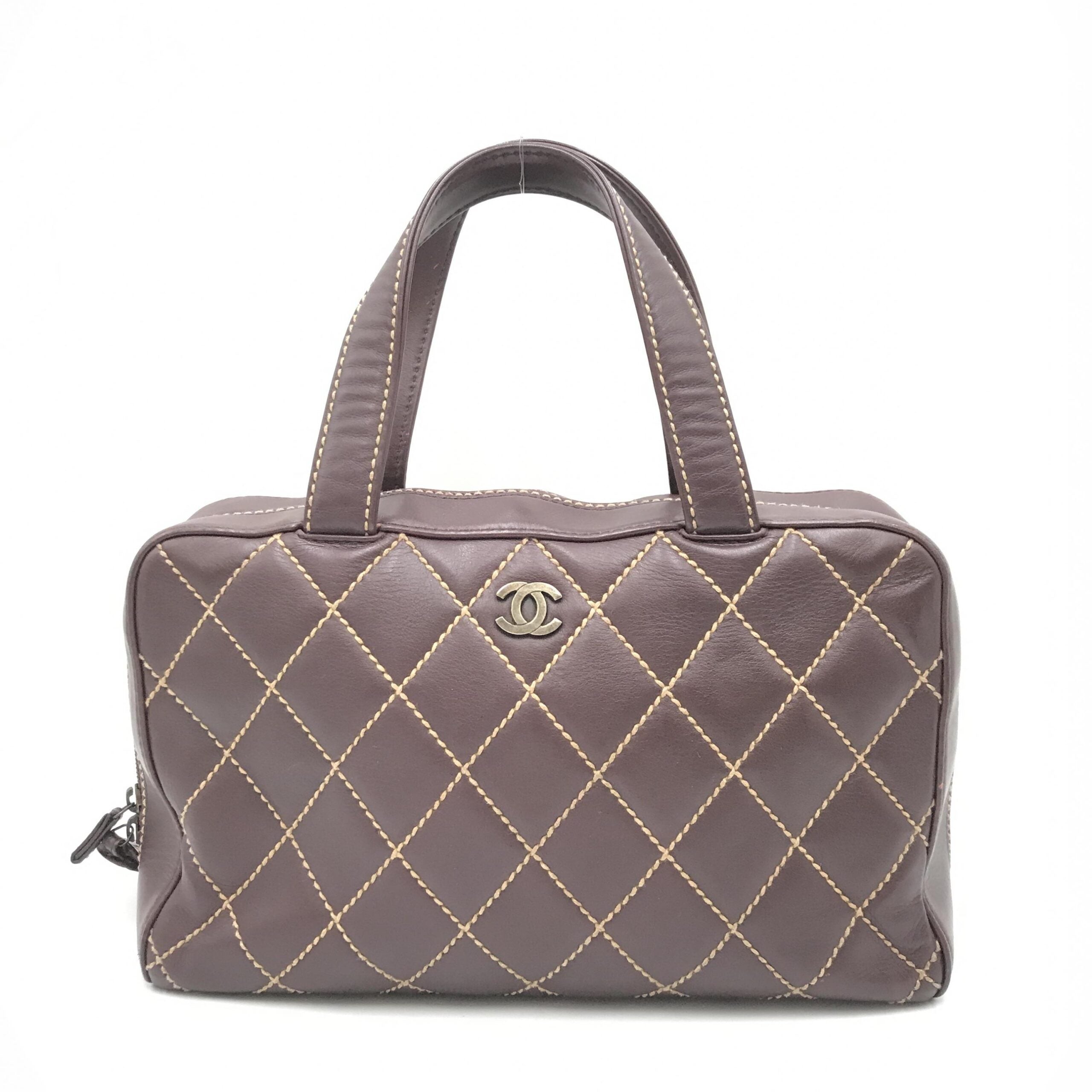 Chanel Wild Stitch Handbag Mini Boston Red - PreLoved & Luxe