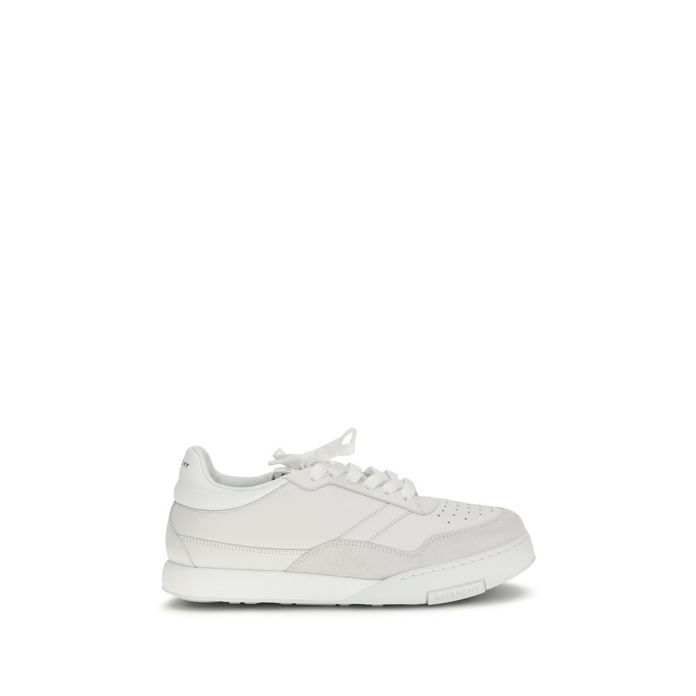 Givenchy White Leather Low Top Sneakers