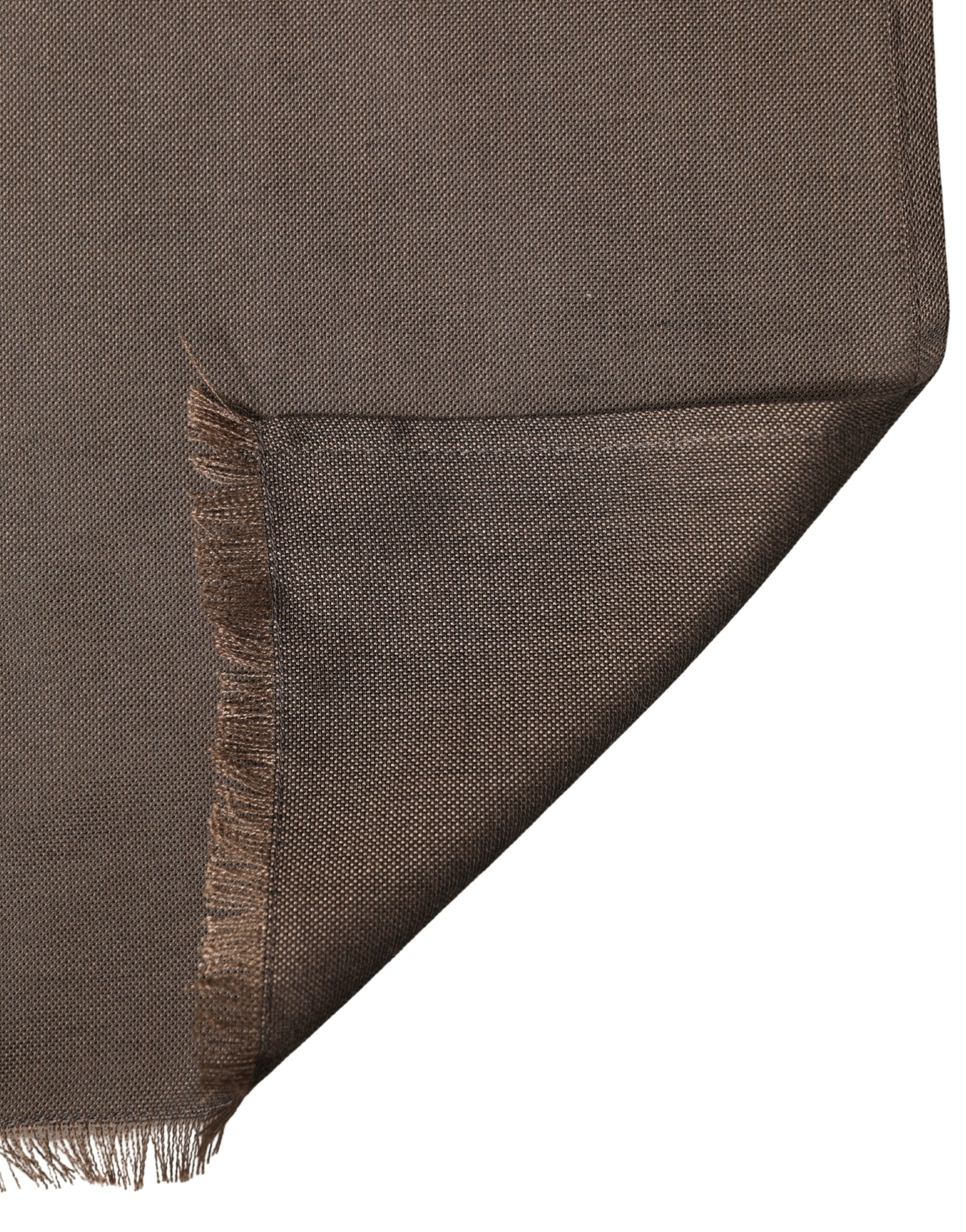 New Dolce & Gabbana Brown Neck Warmer Shawl 185cm x 165cm Men Scarf