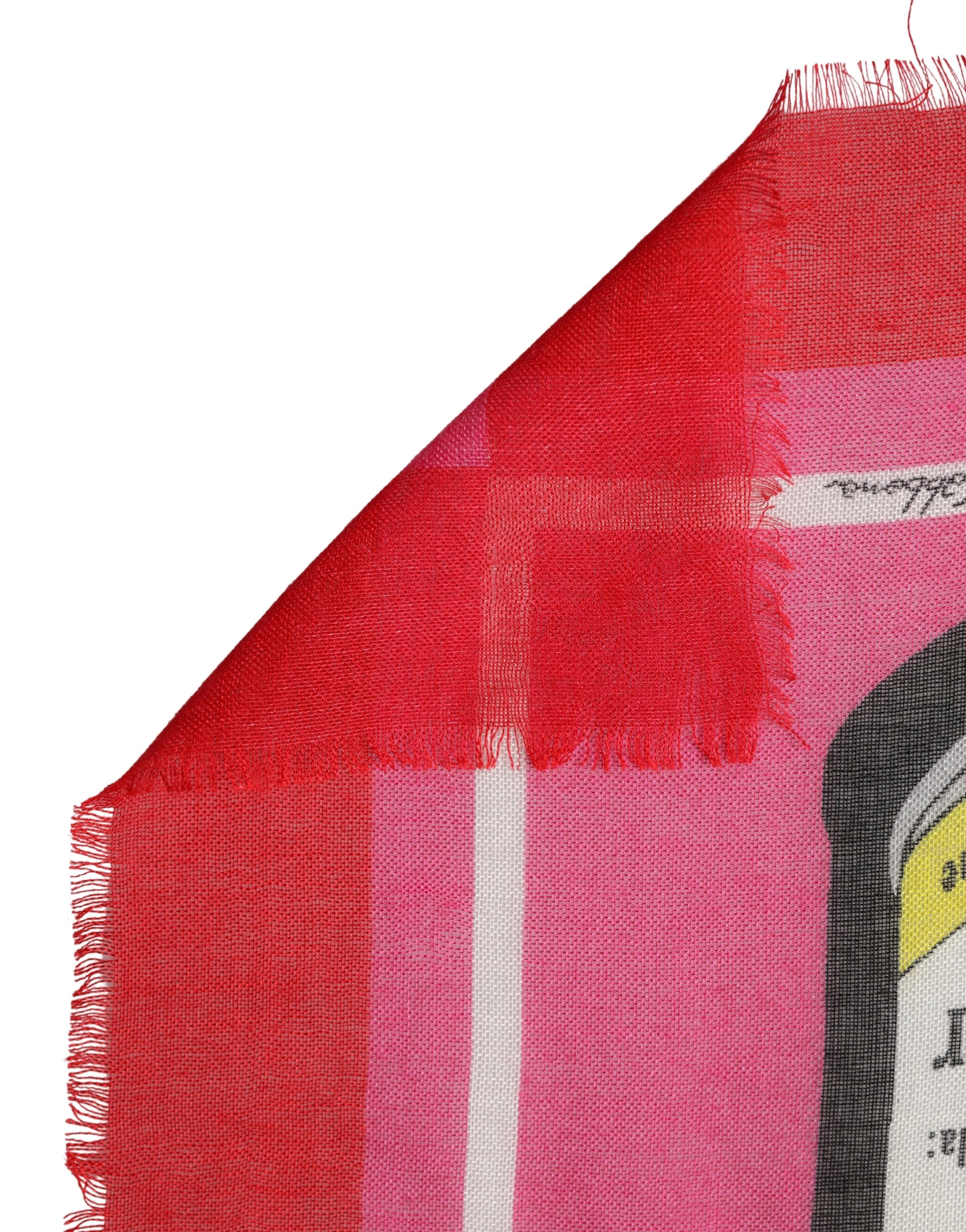 Dolce & Gabbana Pink DG Amore Print Neck Square Shawl 140cm x 135cm Scarf