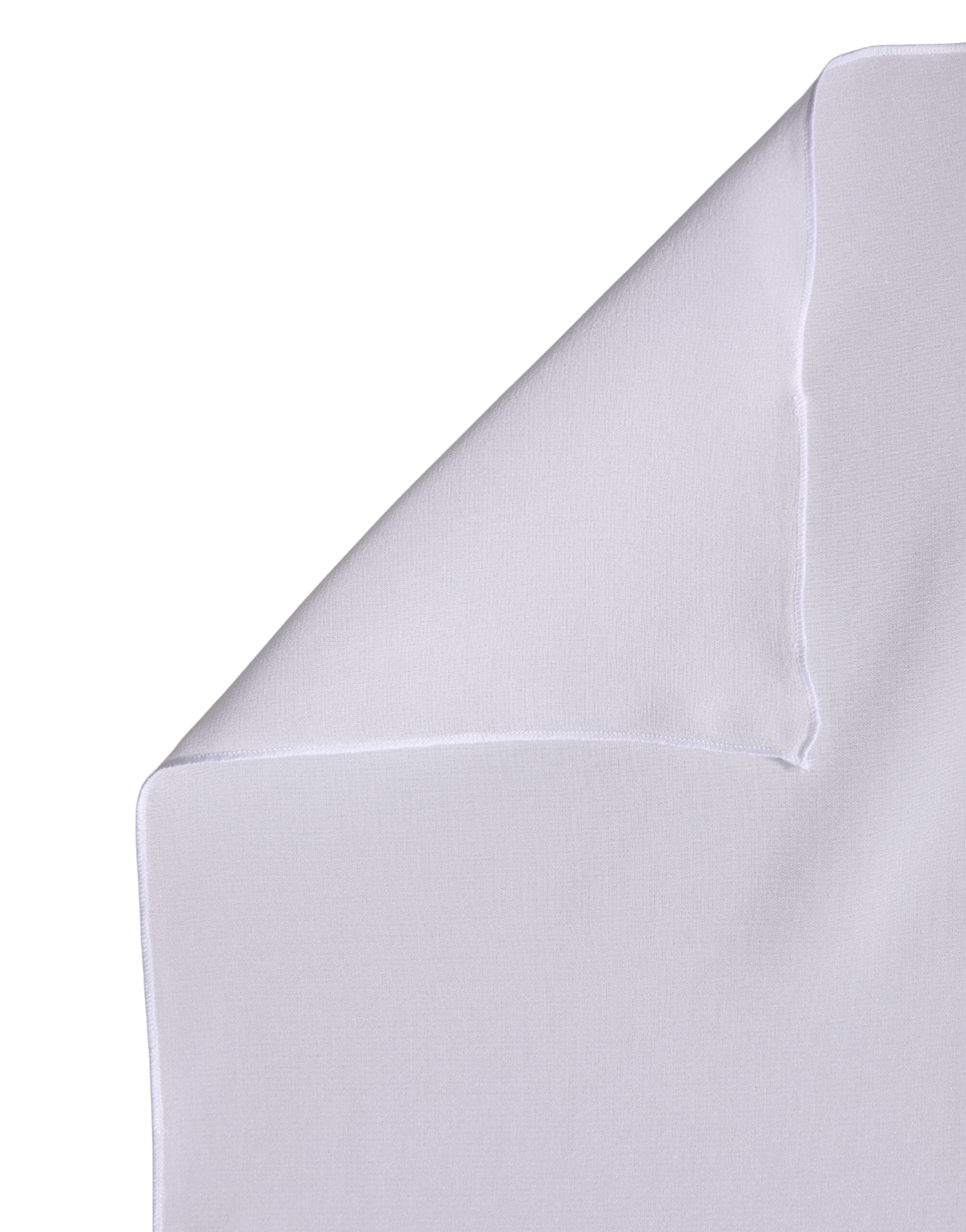 New Dolce & Gabbana White Silk Neck Wrap Shawl Stole 200cm x 64cm Scarf