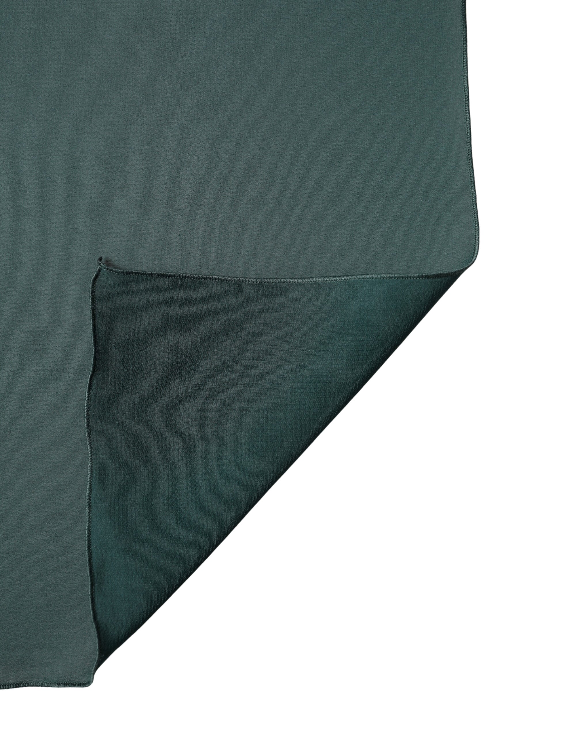 New Dolce & Gabbana Dark Green Silk Neck Wrap Shawl Stole 200cm x 64c Scarf