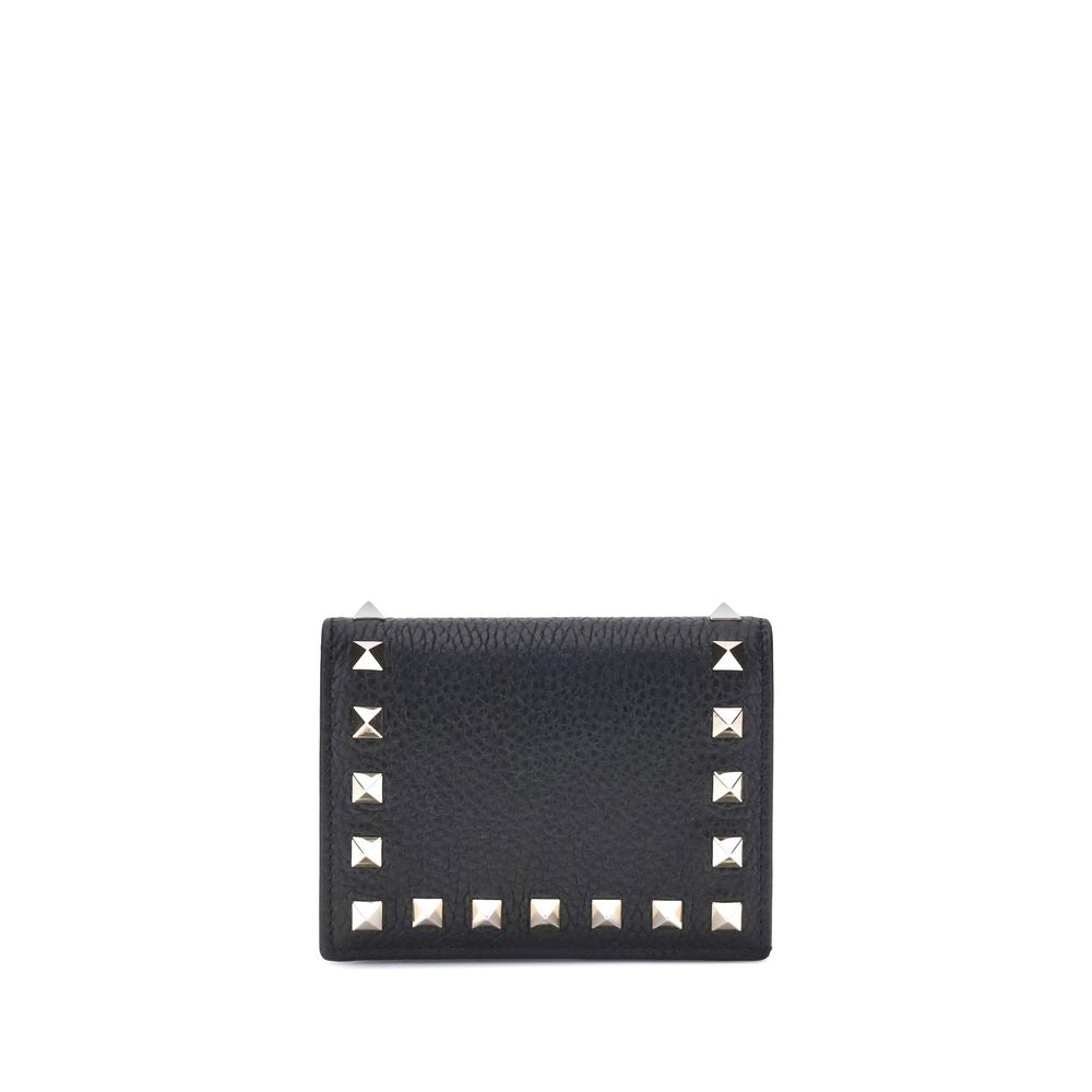 Valentino Garavani Black Leather Wallet