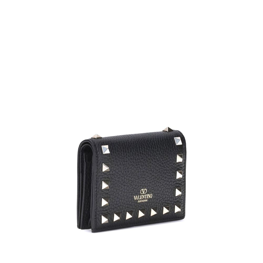 Valentino Garavani Black Leather Wallet