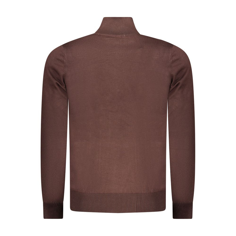 Coveri Moving Brown Mens Sweater