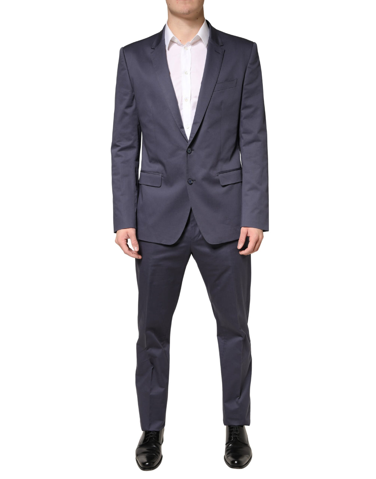 New Dolce & Gabbana Blue Single Breasted MARTINI 2 Piece Suit