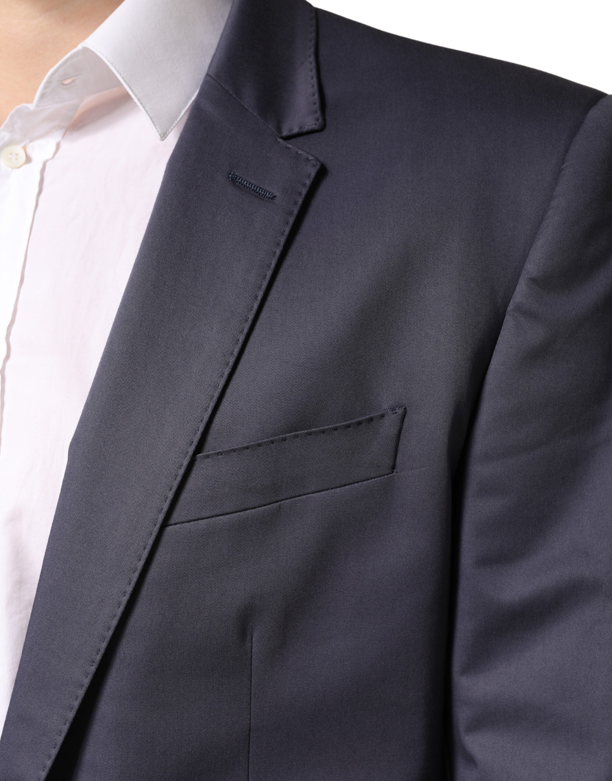 New Dolce & Gabbana Blue Single Breasted MARTINI 2 Piece Suit