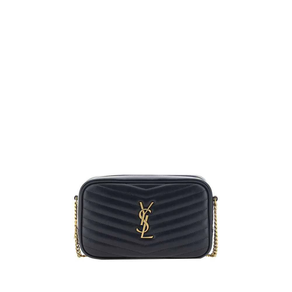 Saint Laurent Black Leather Shoulder Bag